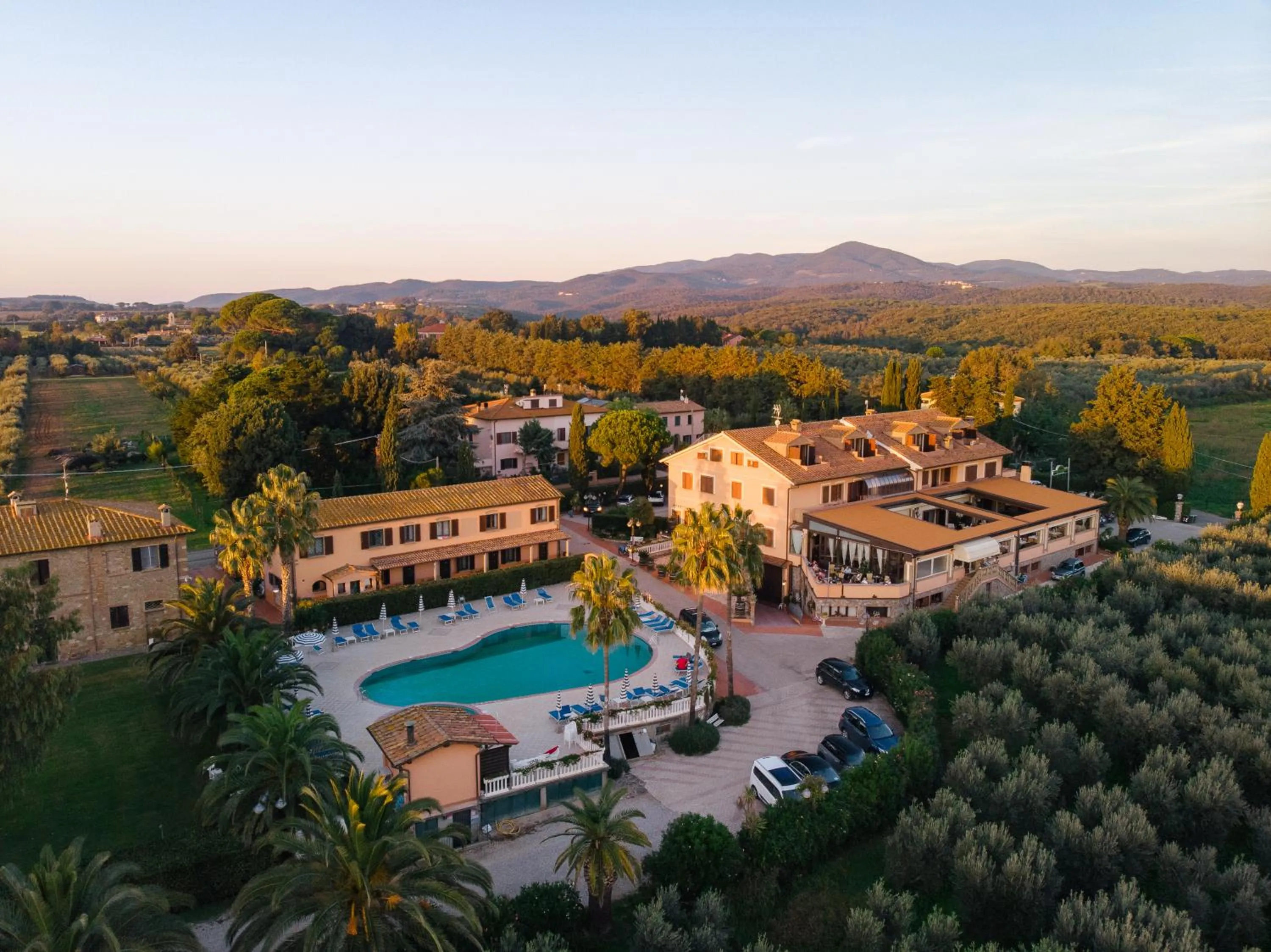 Bird's eye view in Agrihotel Elisabetta