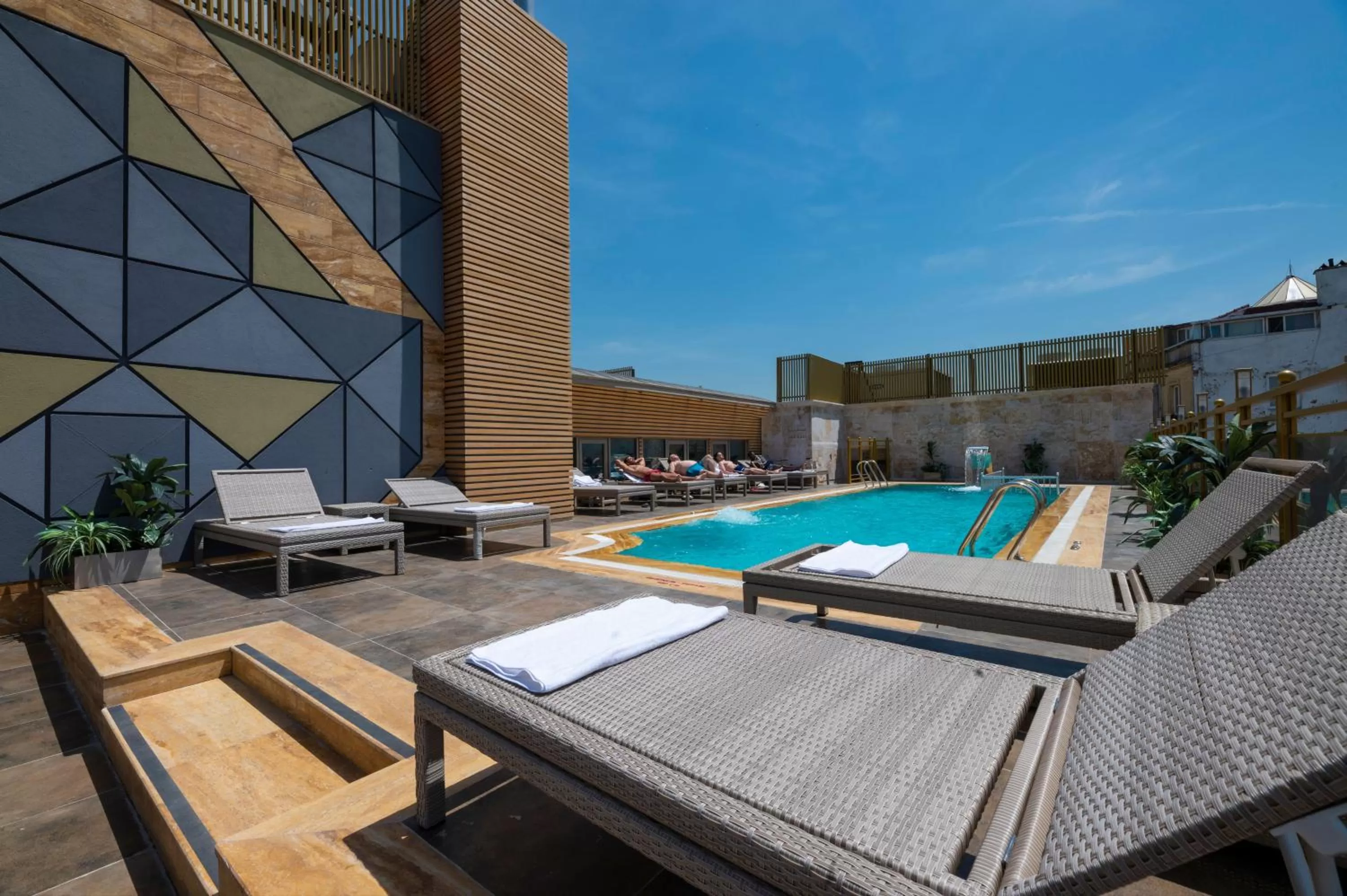 Patio in Ramada By Wyndham Istanbul Pera Taksim