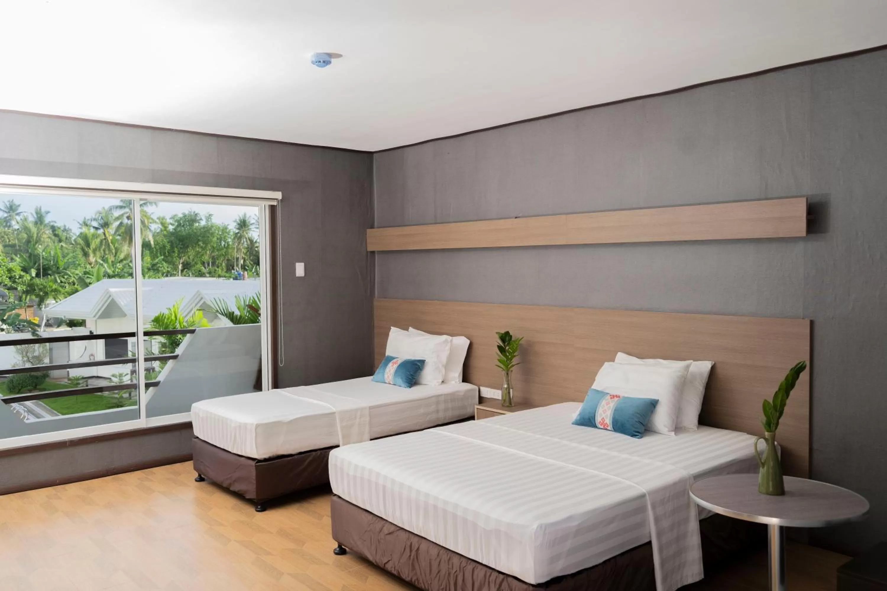 Bed in Espacio Resort Bohol