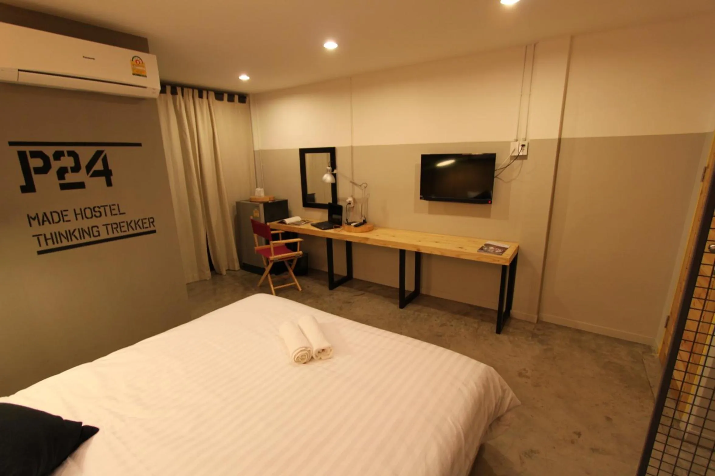 Photo of the whole room, Bed in P24 at Kaset