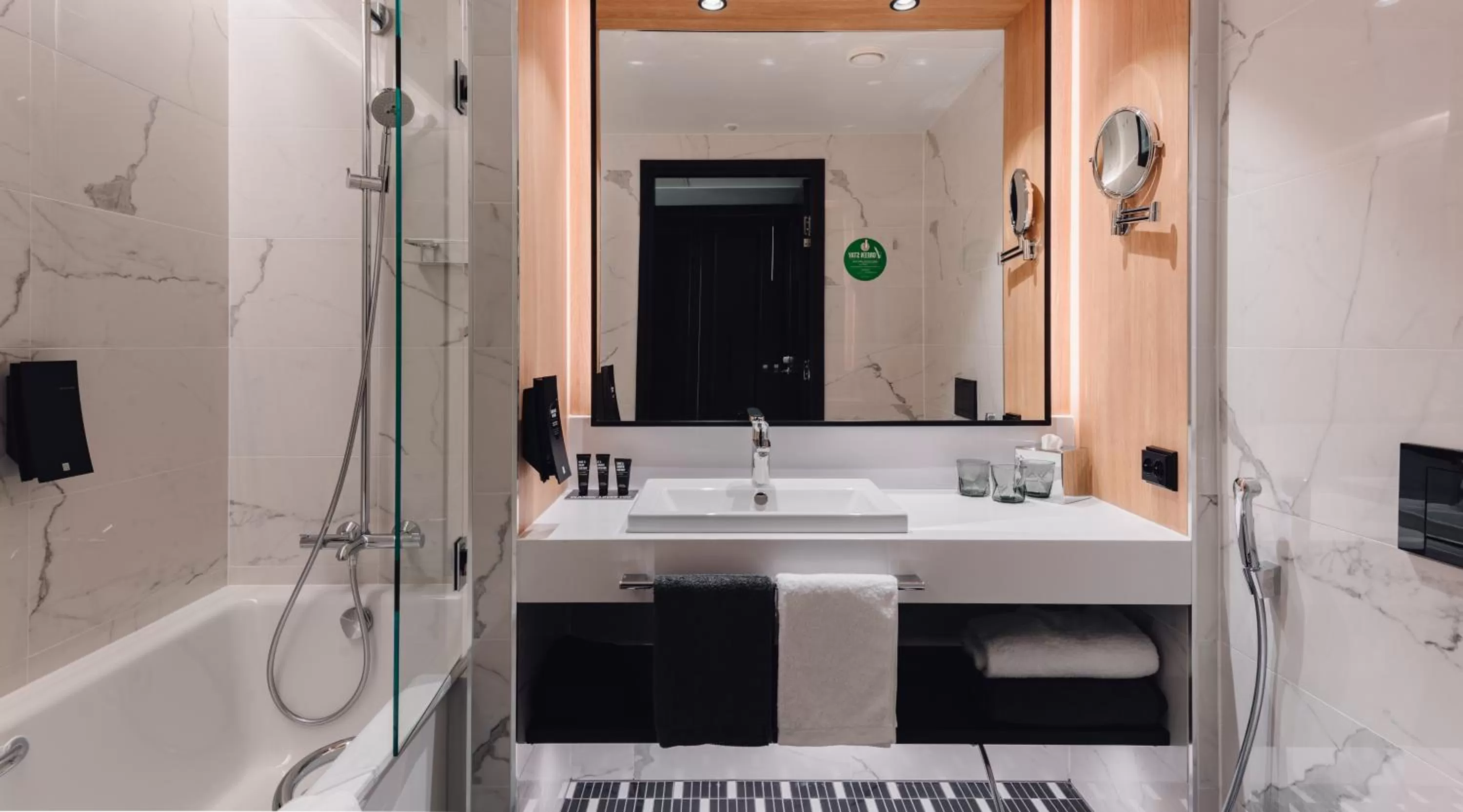 Bathroom in Clarion Hotel Aviapolis