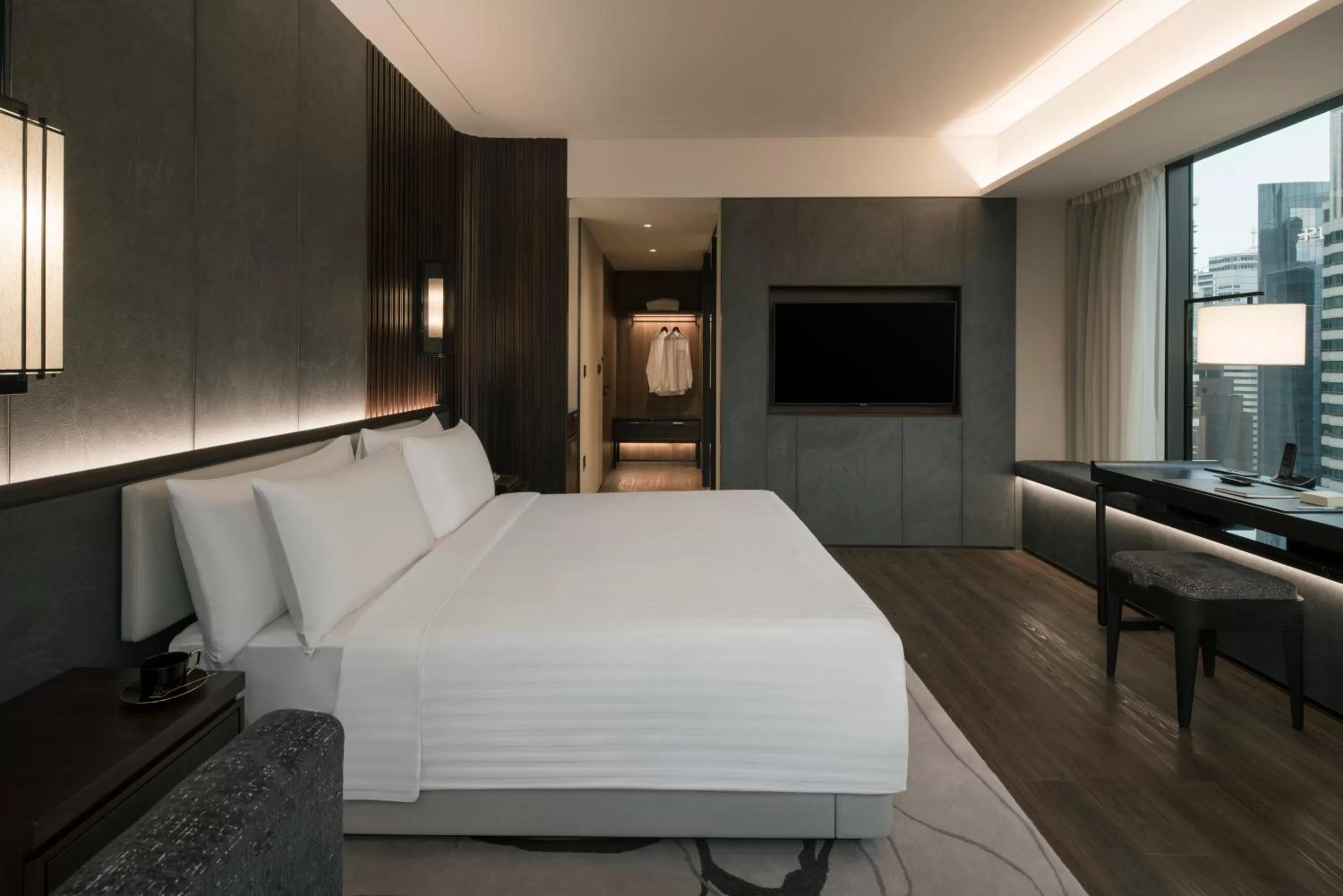 Bed in The Clan Hotel Singapore by Far East Hospitality