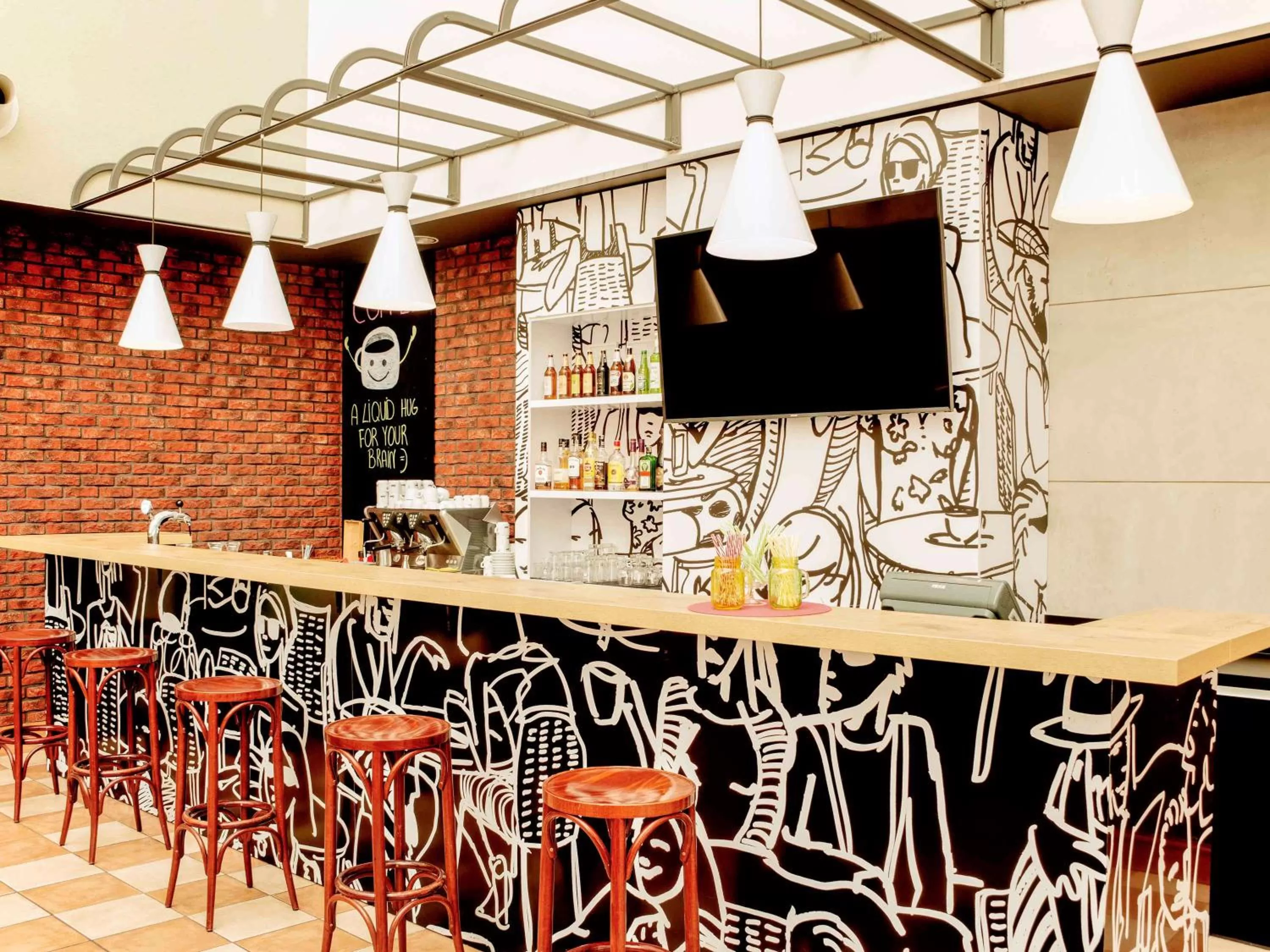 Restaurant/places to eat in Hotel Ibis Łódź Centrum