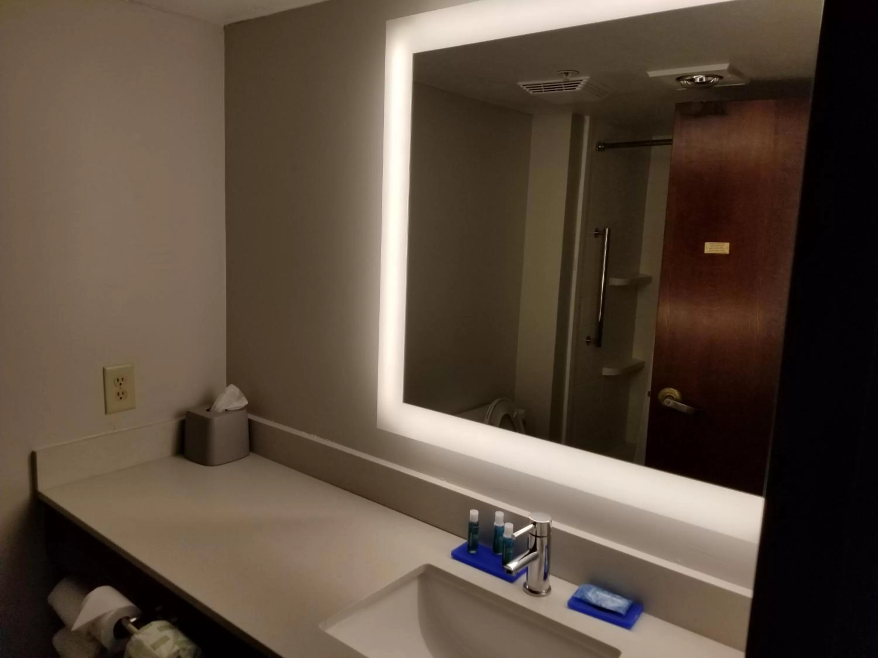 Bathroom in Holiday Inn Express Birch Run-Frankenmuth Area by IHG