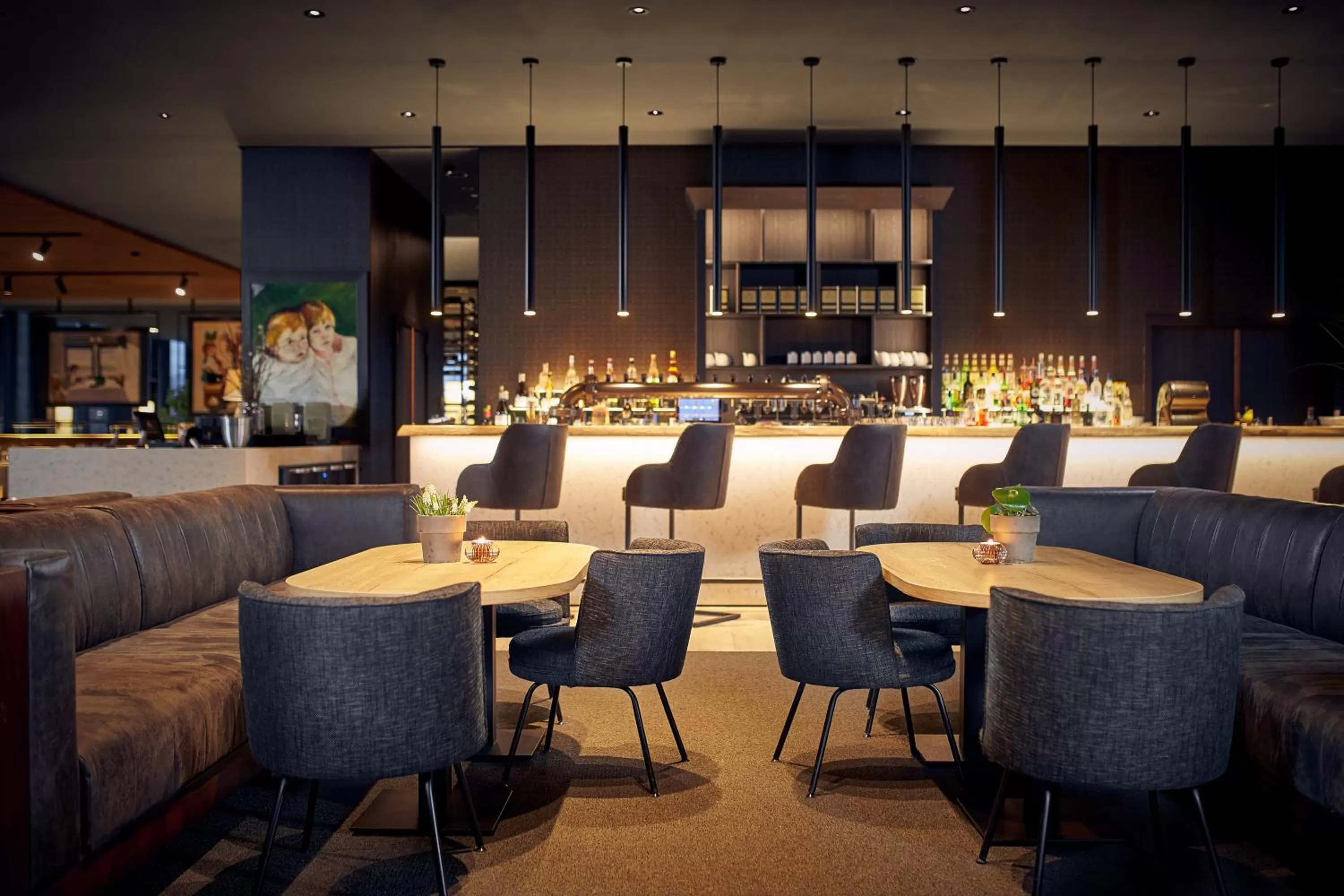 Lounge or bar in Van Der Valk Luxembourg Arlon