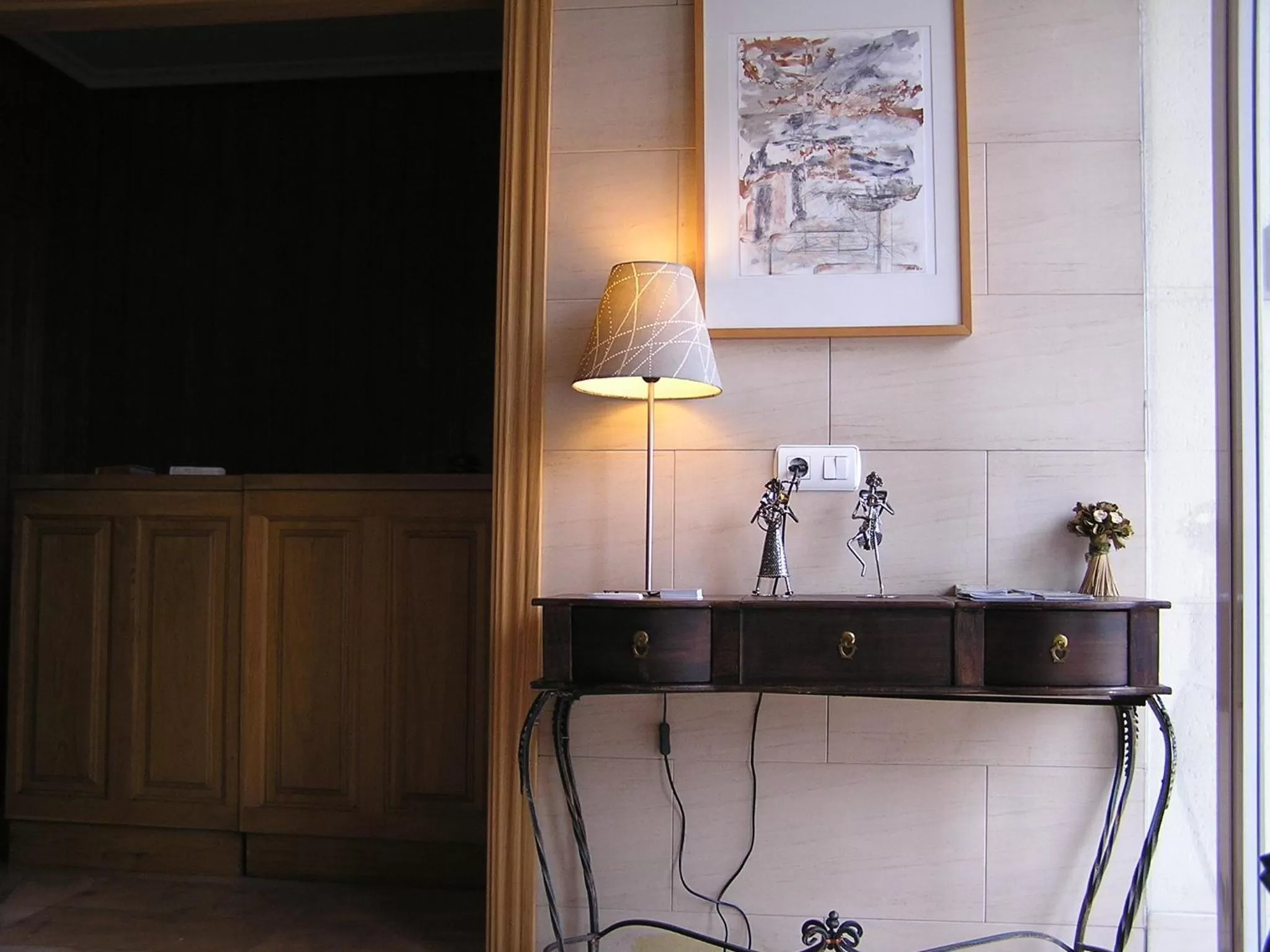 Lobby or reception in Hotel La Brañina