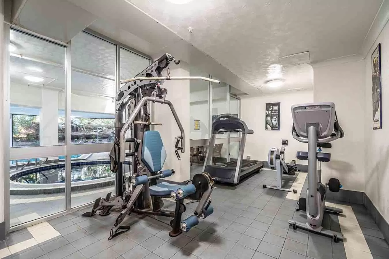 Fitness centre/facilities in Biarritz Apartments Gold Coast