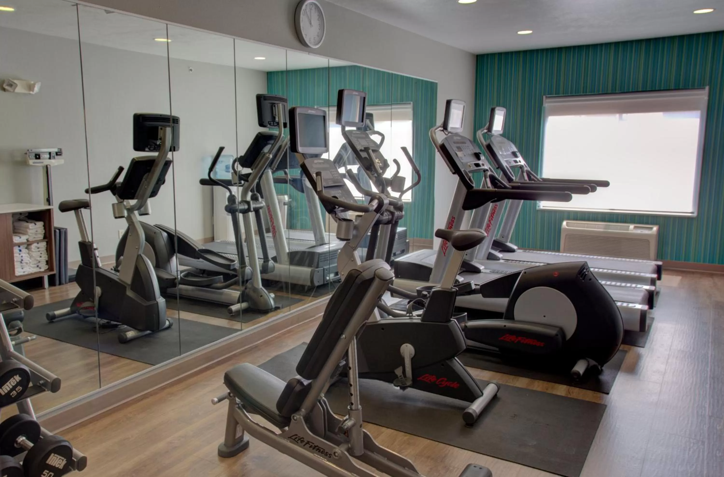 Fitness centre/facilities in Holiday Inn Express & Suites Le Mars by IHG