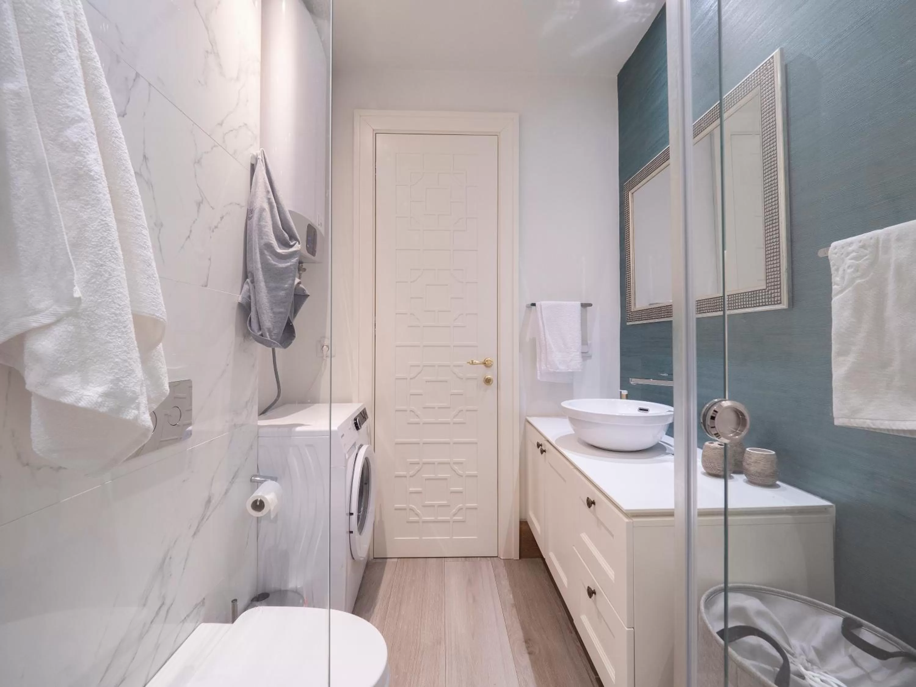 Bathroom in Apartments PERLA Budva