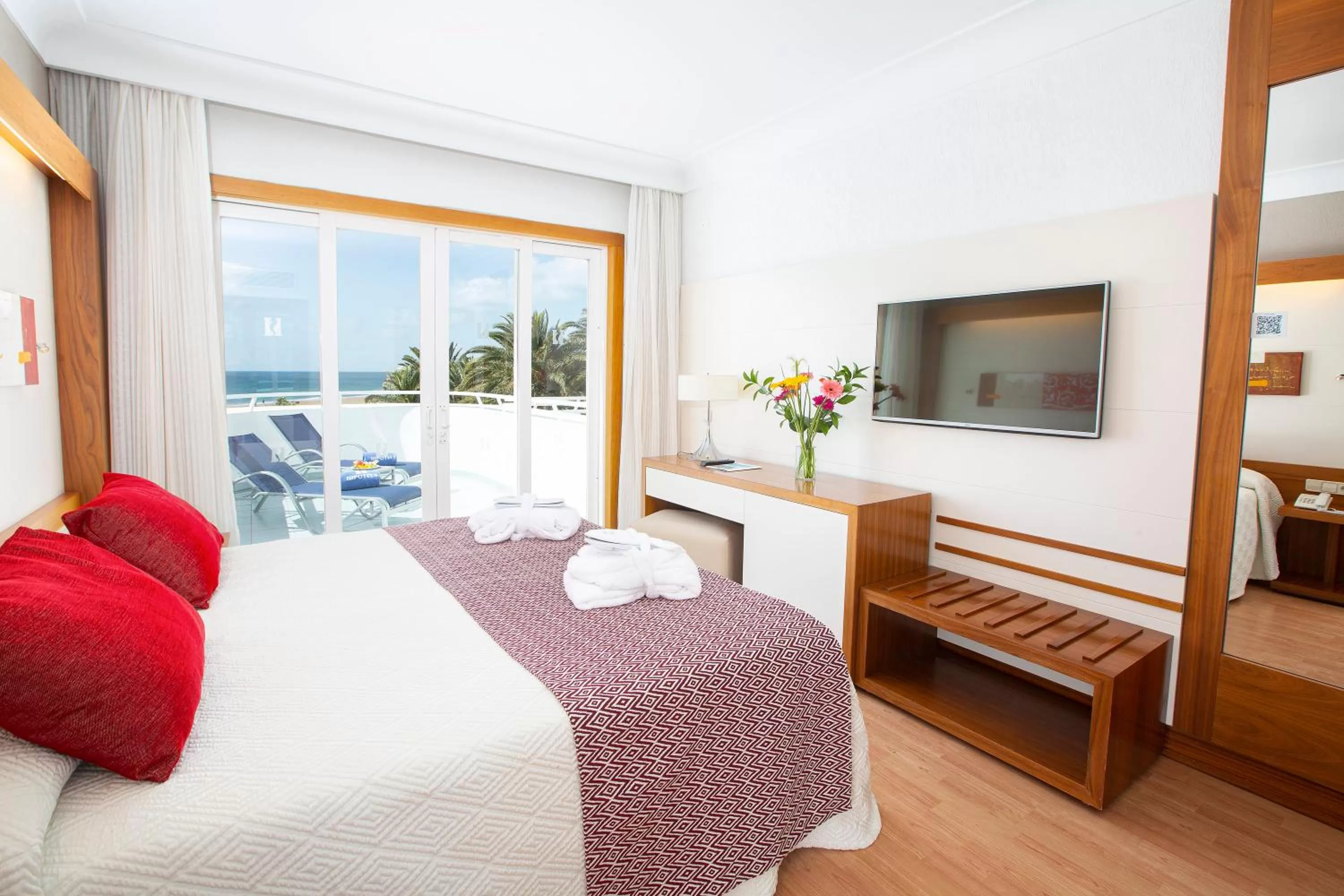 Bed in Hipotels La Geria