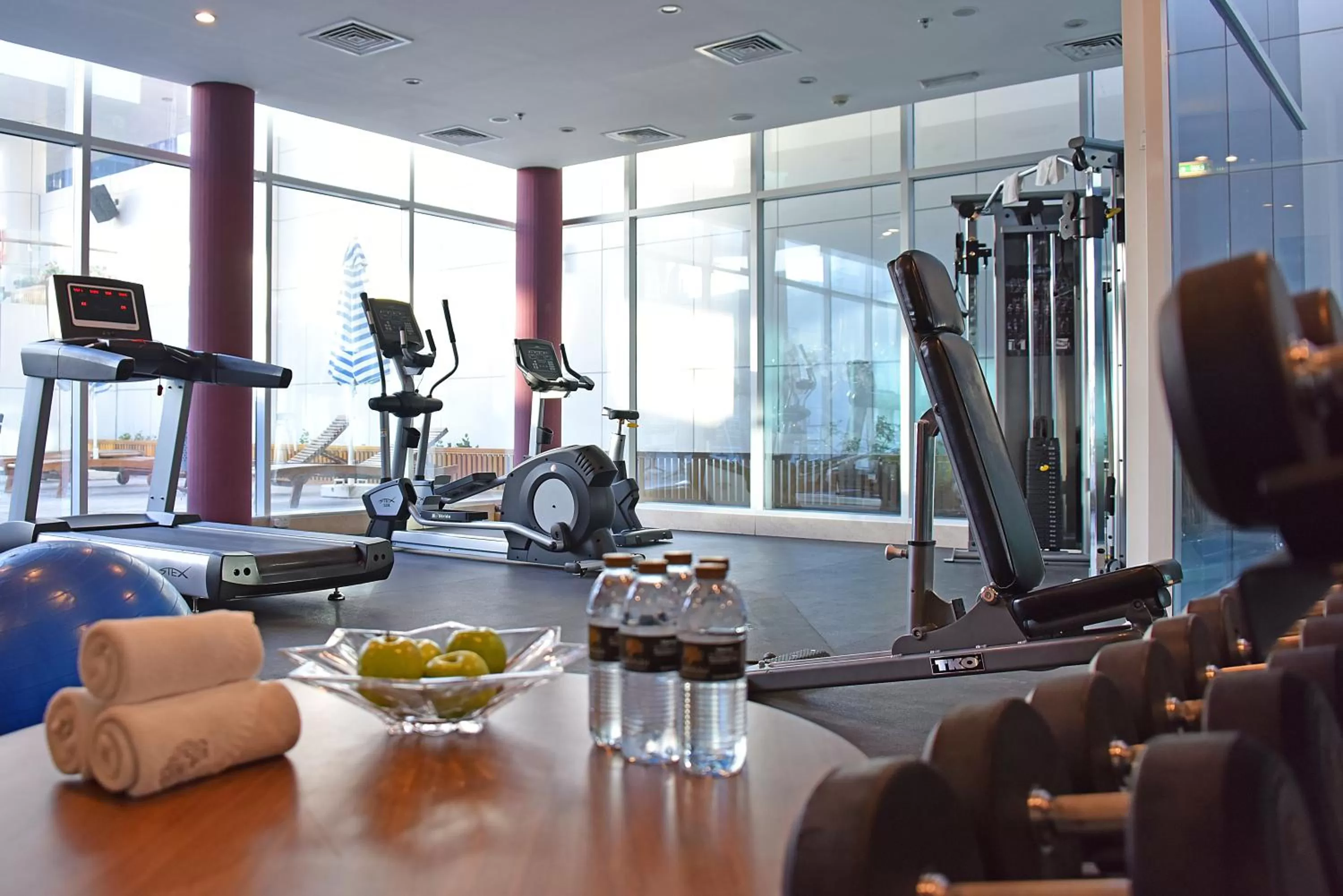 Fitness centre/facilities in Jannah Place Dubai Marina