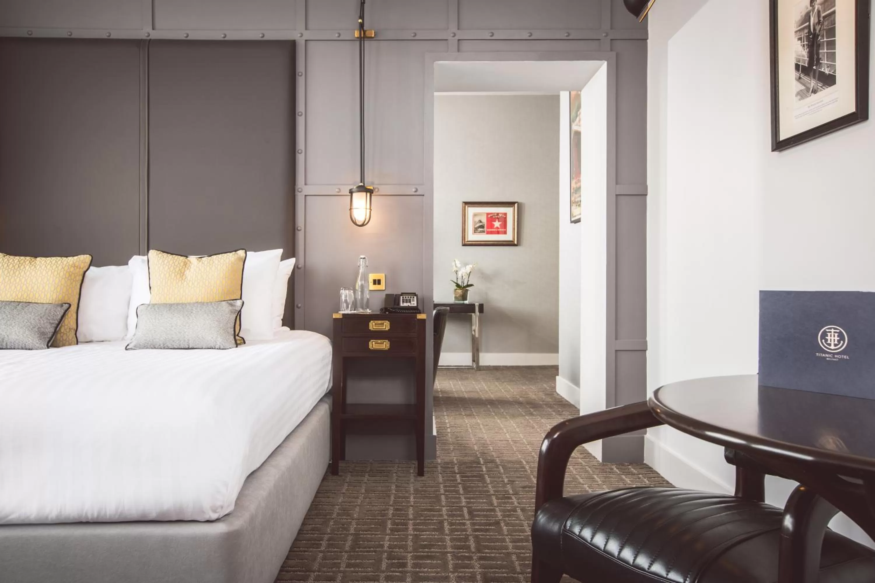 Bed in Titanic Hotel Belfast