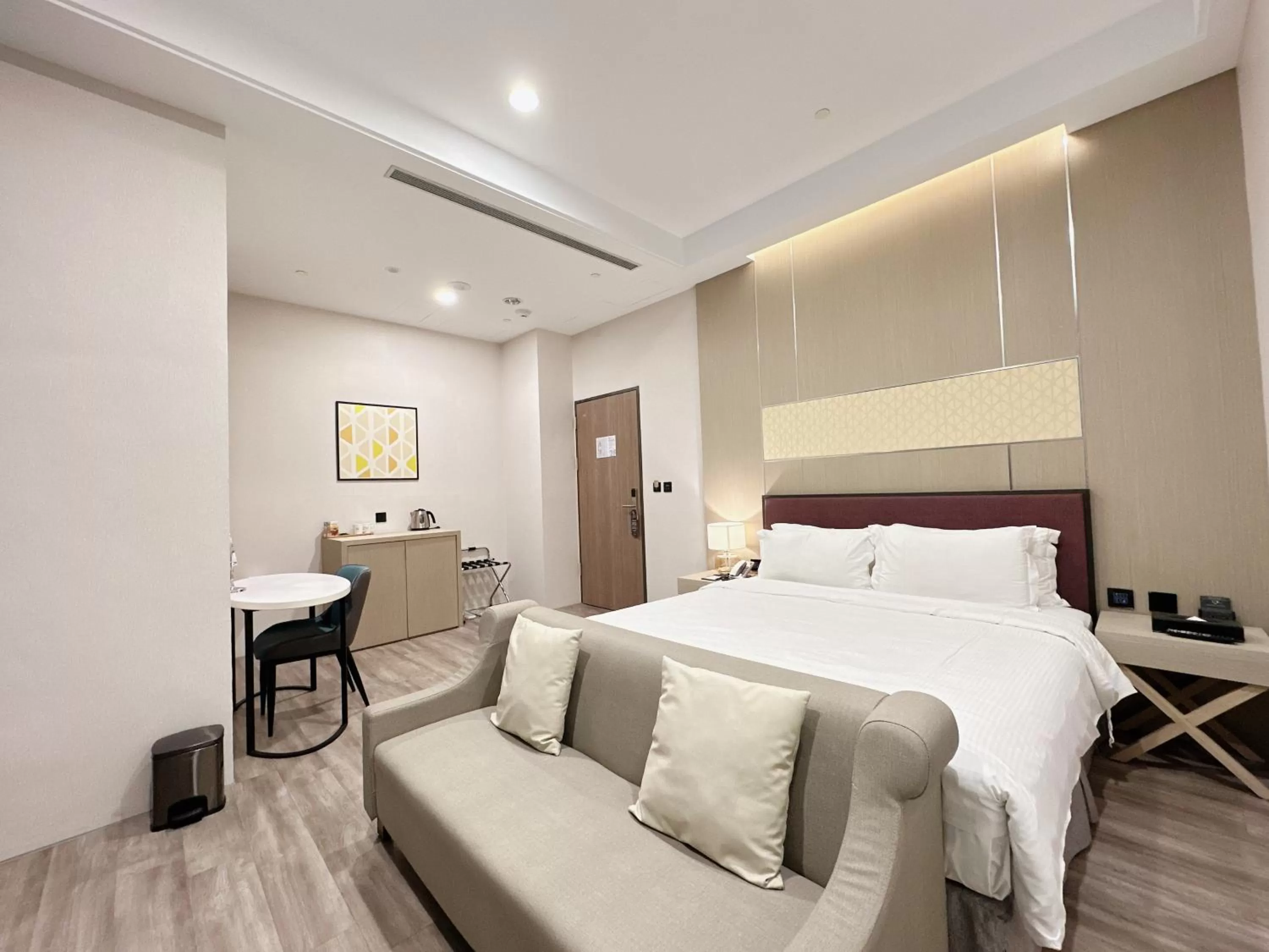 Bed in 台南星鑽國際商旅 Hua Hotel