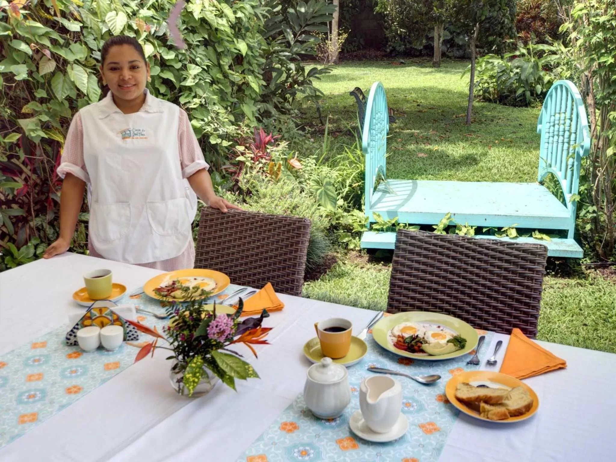 American breakfast in Casa De Las Tias