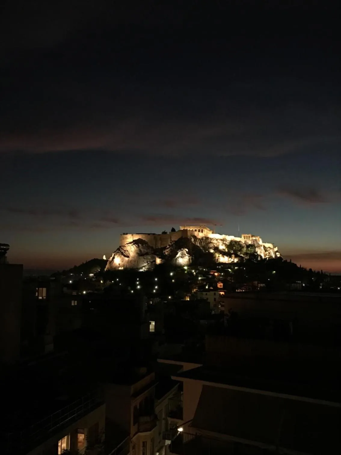 City view in Niki Athens Hotel