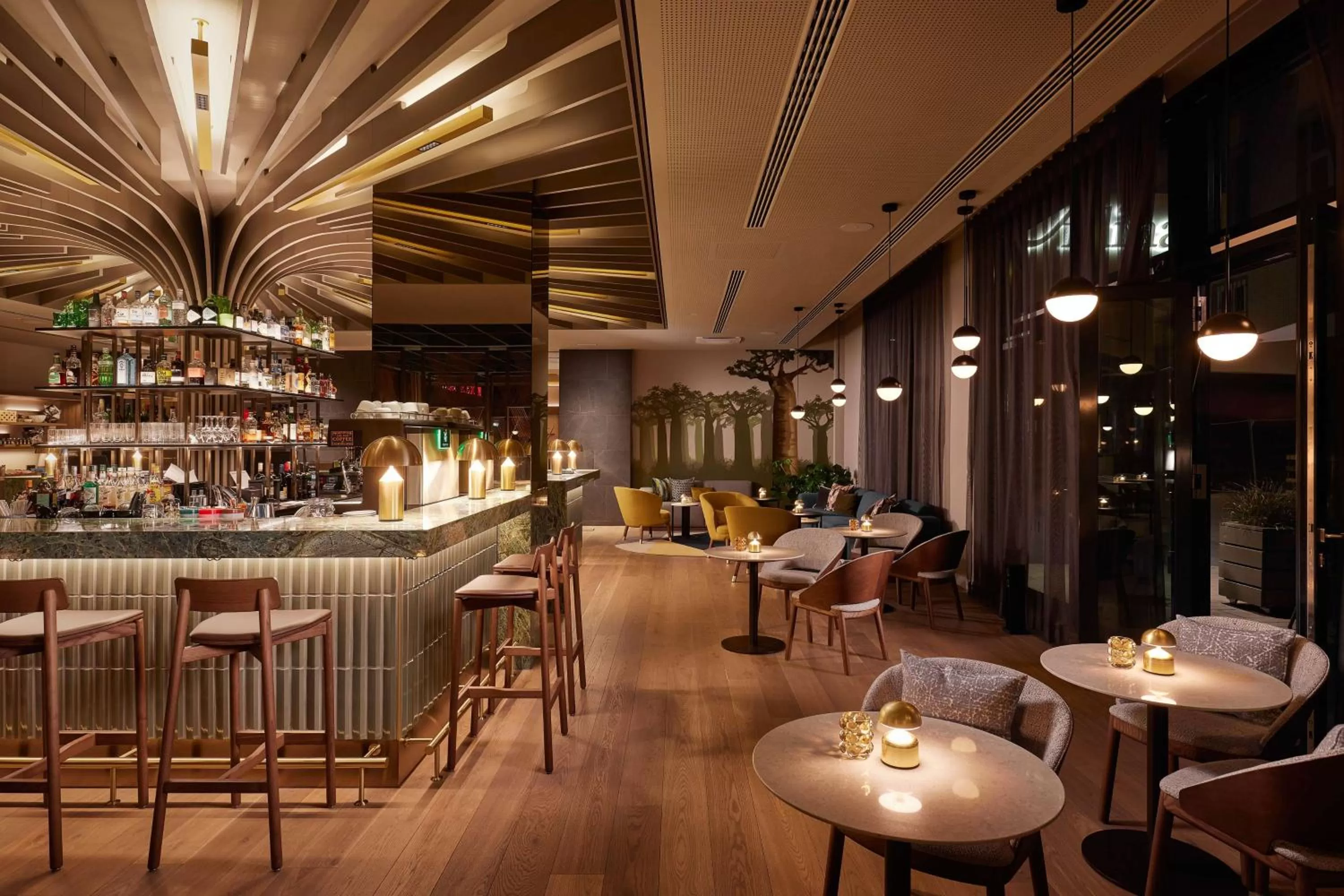 Lounge or bar in Adina Apartment Hotel Dusseldorf