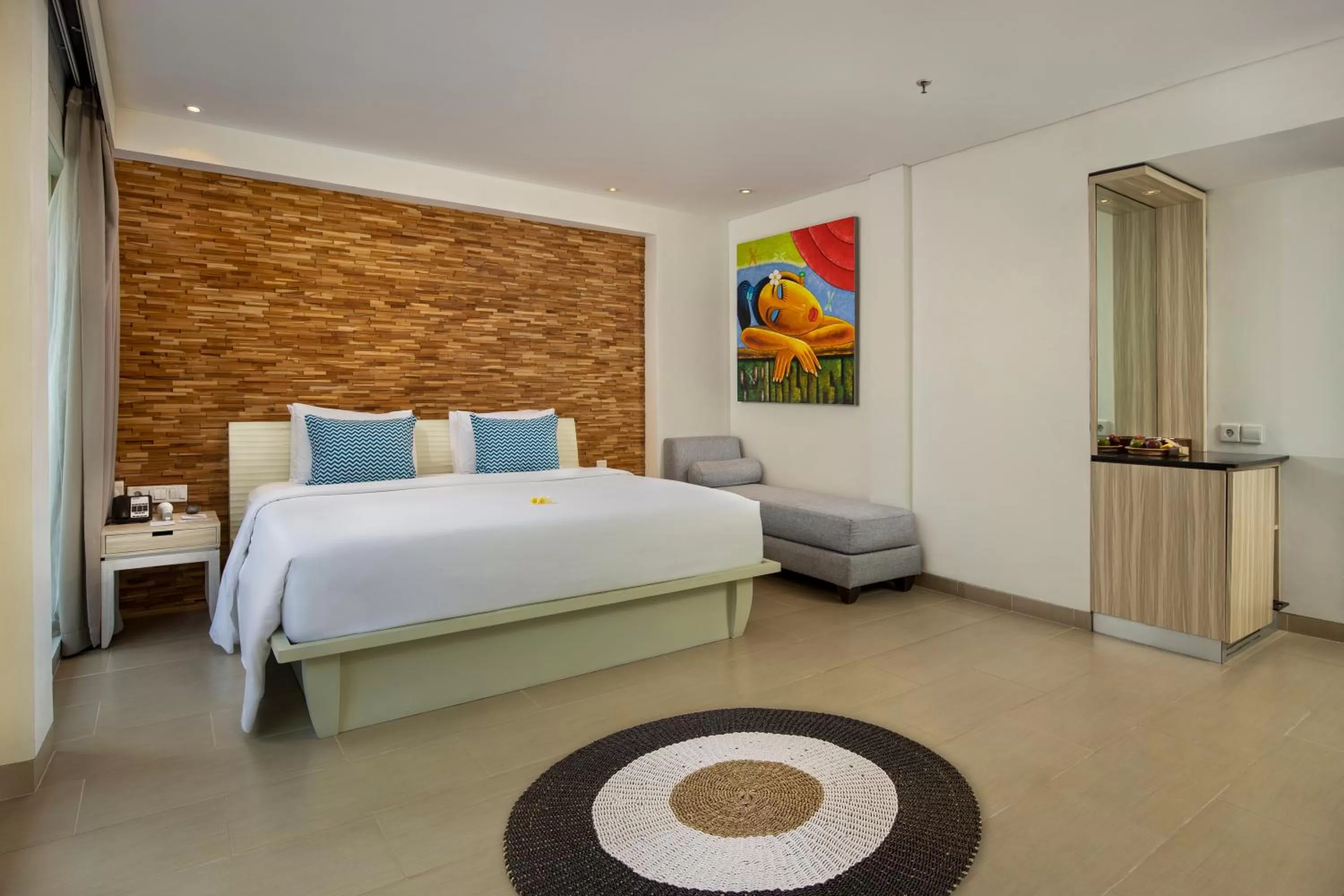 Balcony/Terrace, Bed in Away Bali Legian Camakila