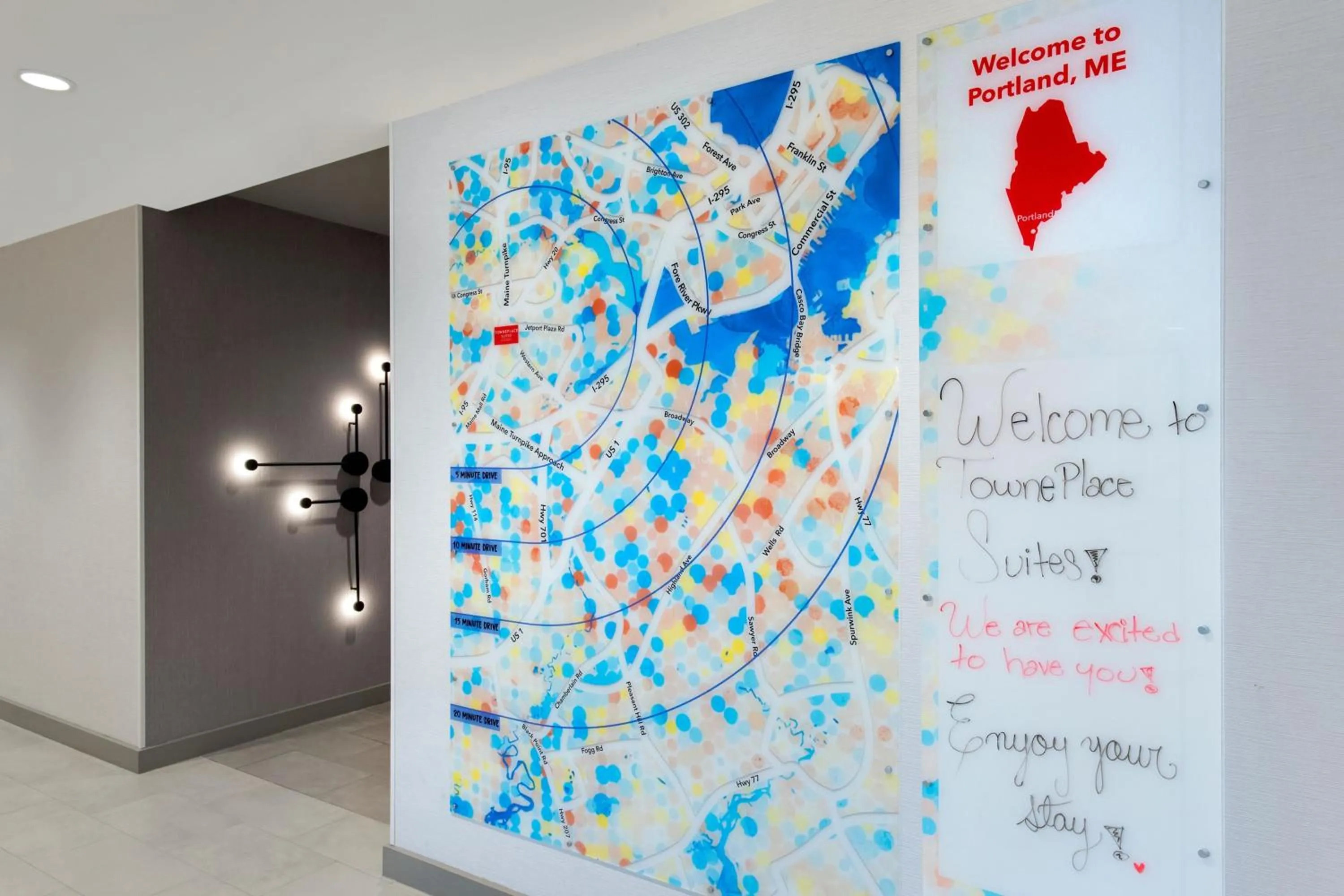 View (from property/room) in TownePlace Suites Portland Airport ME