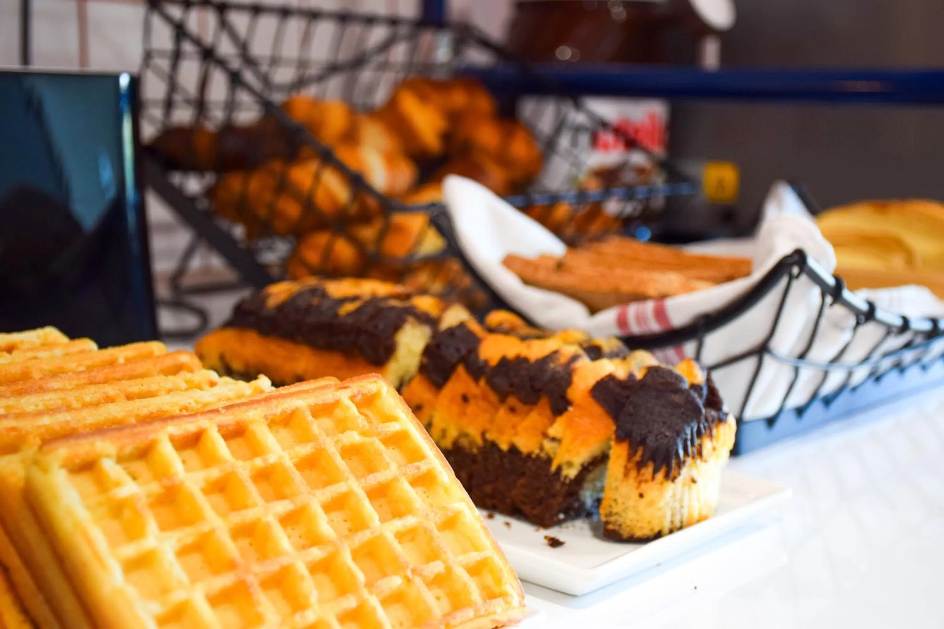 Breakfast in ibis Budget Millau Viaduc