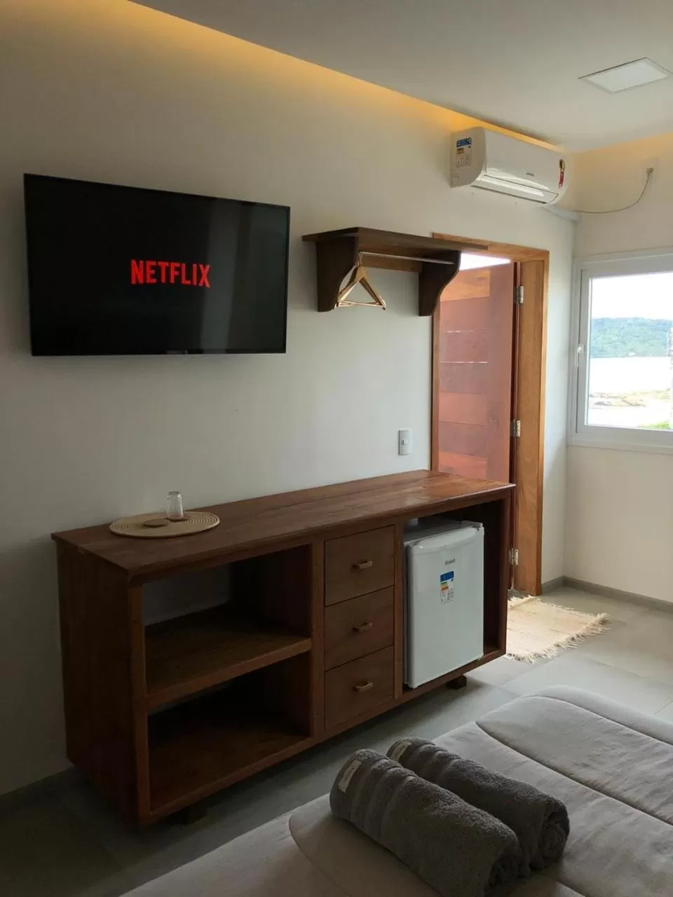 Bed in Pousada Casa Albatross