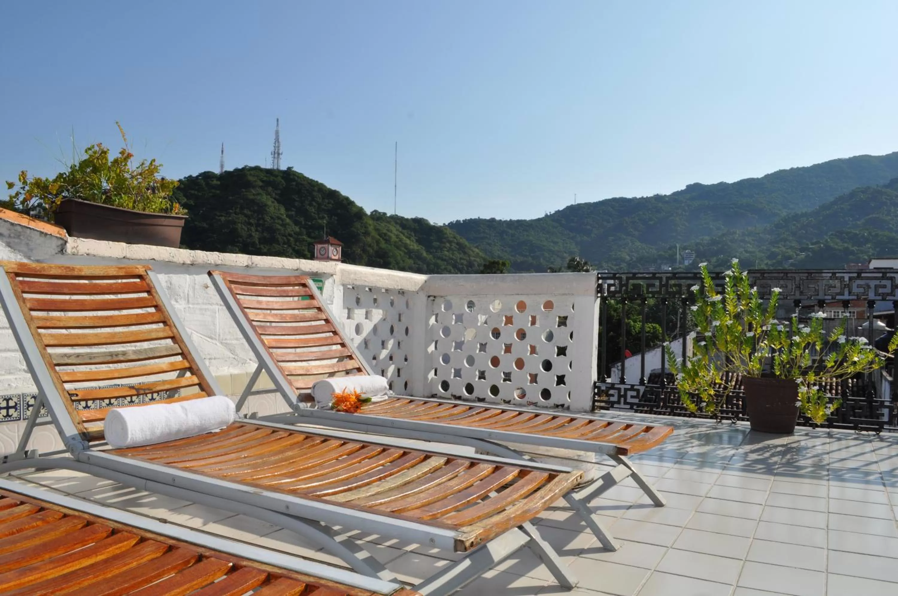 Balcony/Terrace in Hotel Hacienda de Vallarta Centro