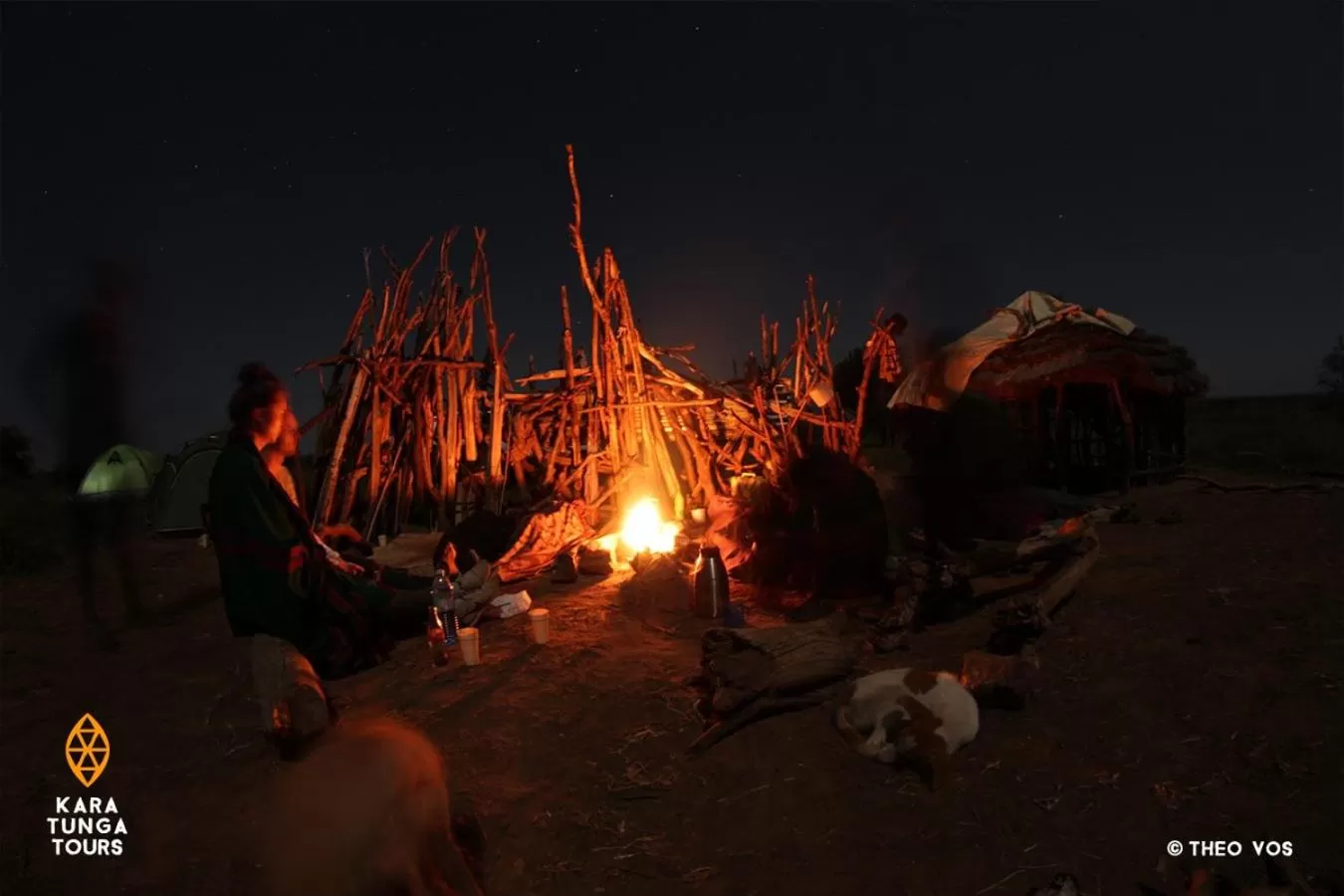 People in Kara-Tunga Safari Camp