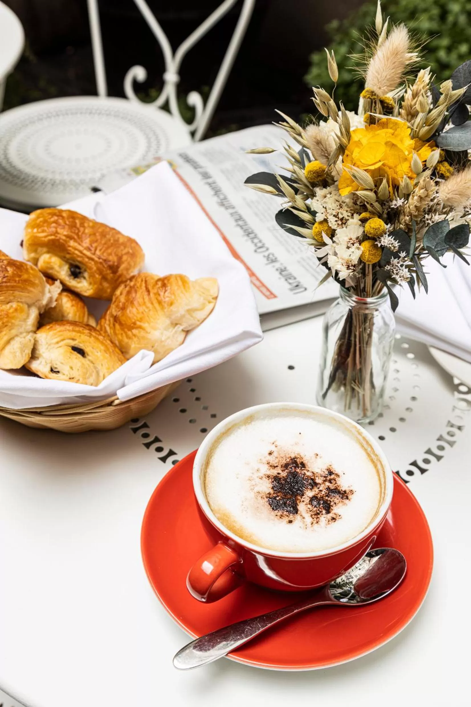 Continental breakfast in Hôtel Arvor Saint Georges