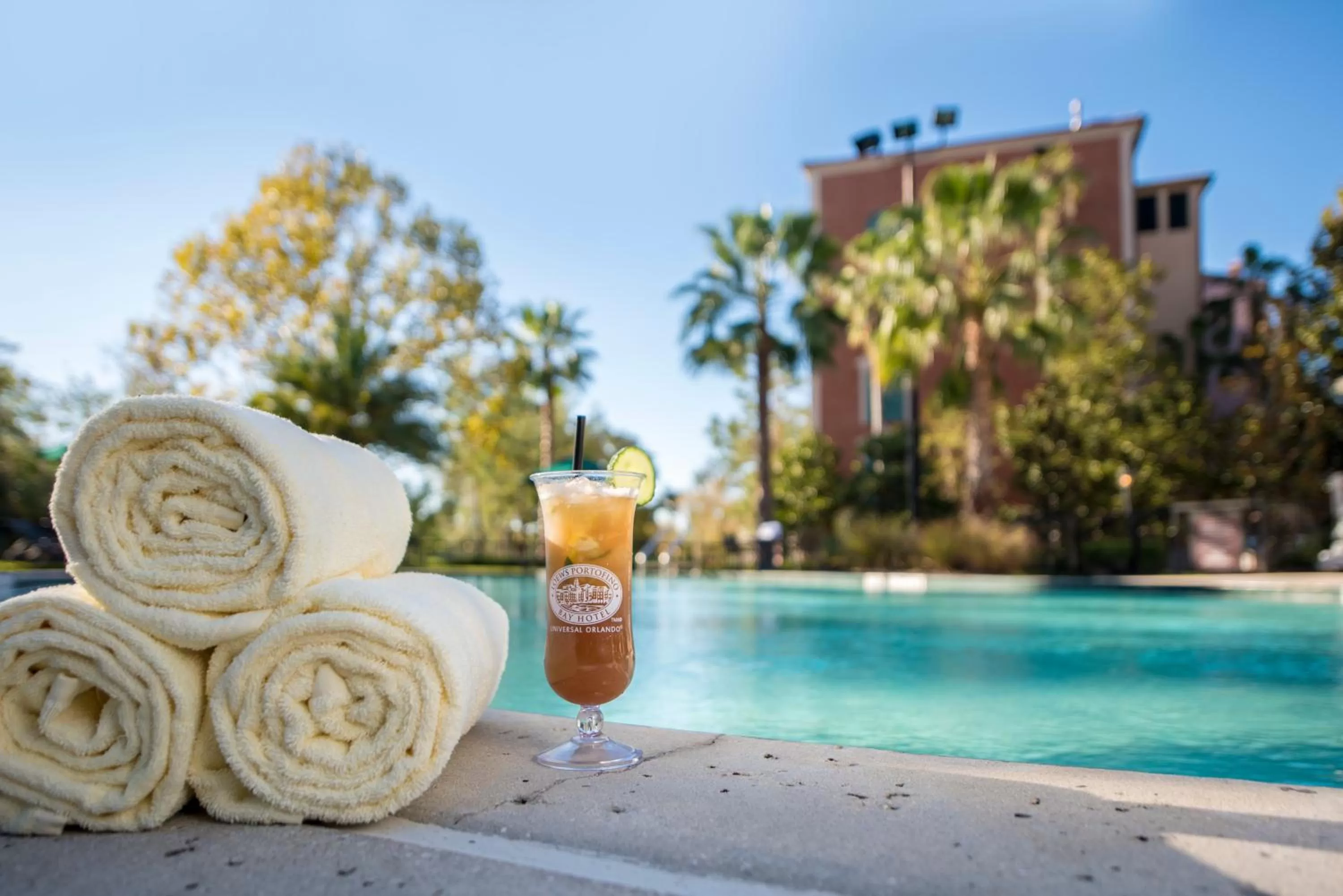 Swimming pool in Universal's Loews Portofino Bay Hotel