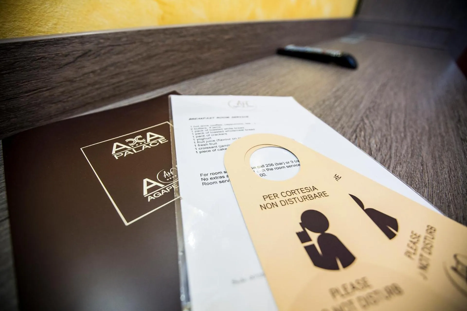 Logo/Certificate/Sign in Agape Hotel AA Hotels