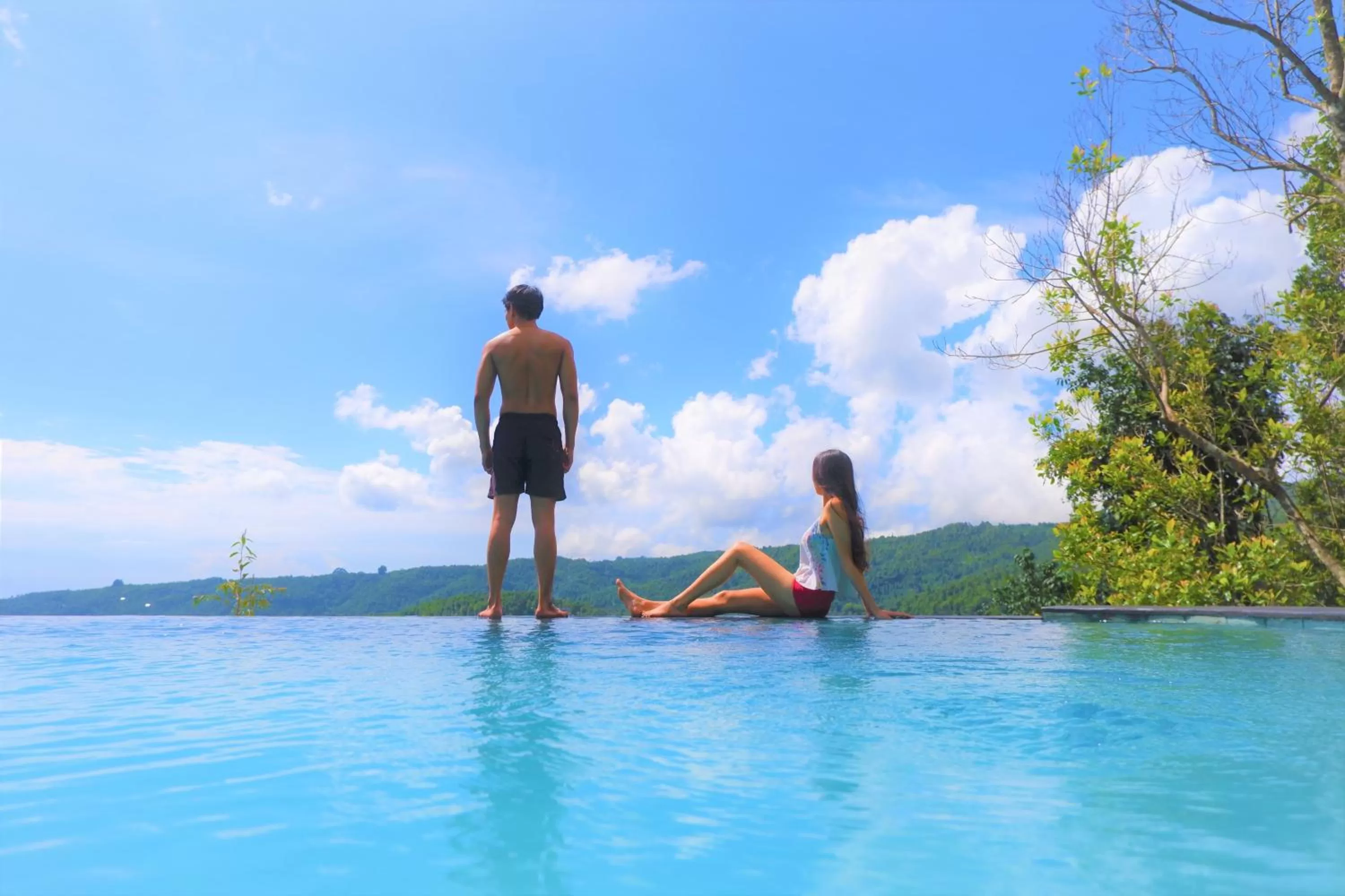 Swimming pool in Swar Bali Lodge