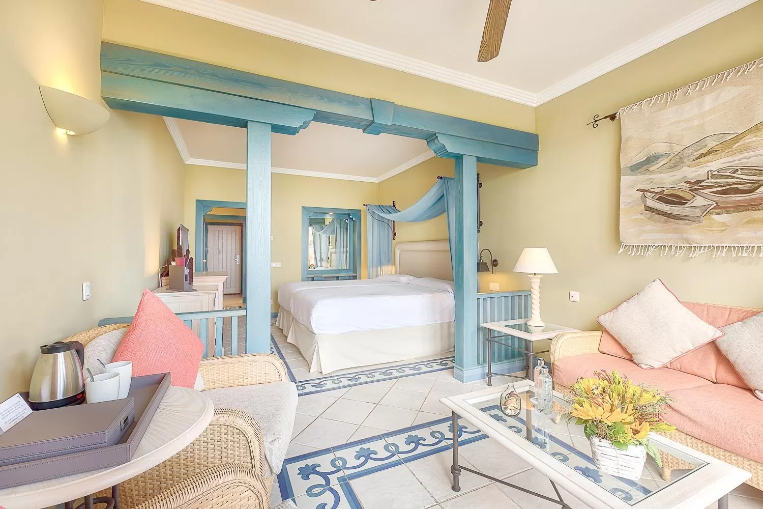 Double Room with Pool View (2 Adults + 2 Children) in Hotel LIVVO Volcán Lanzarote