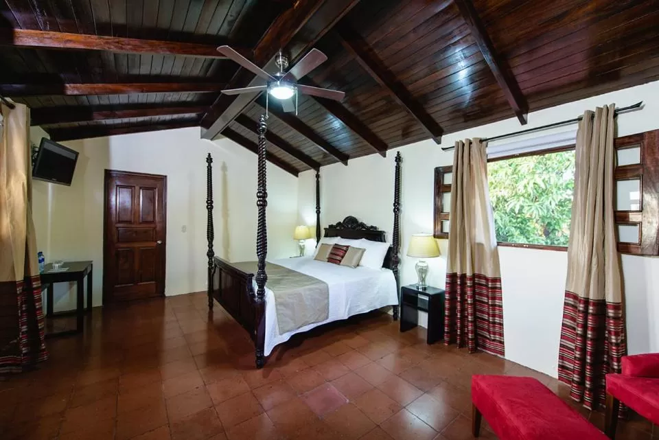 Bed in Hotel Flor De Sarta