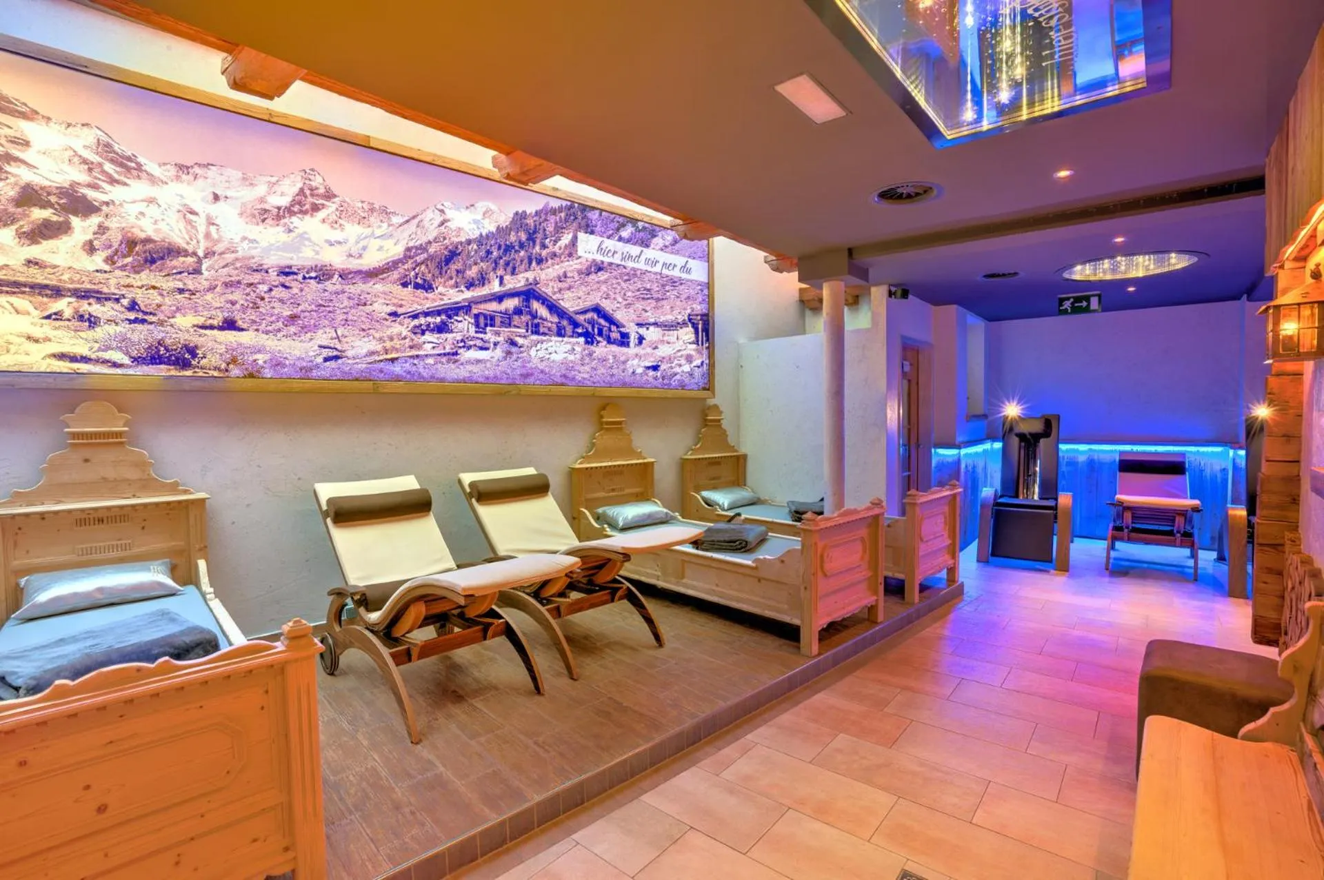 Sauna in Alpenbad Hotel Hohenhaus