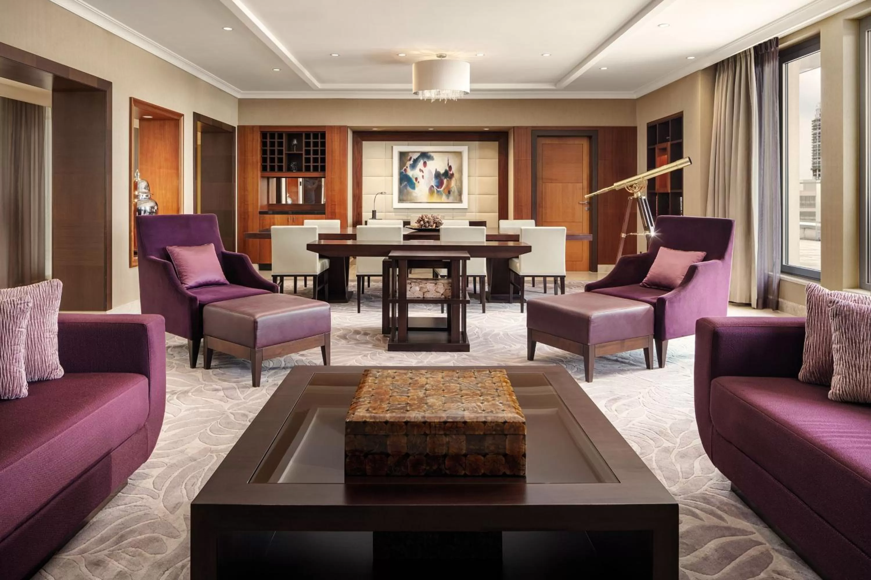 Living room in Sheraton Bratislava Hotel