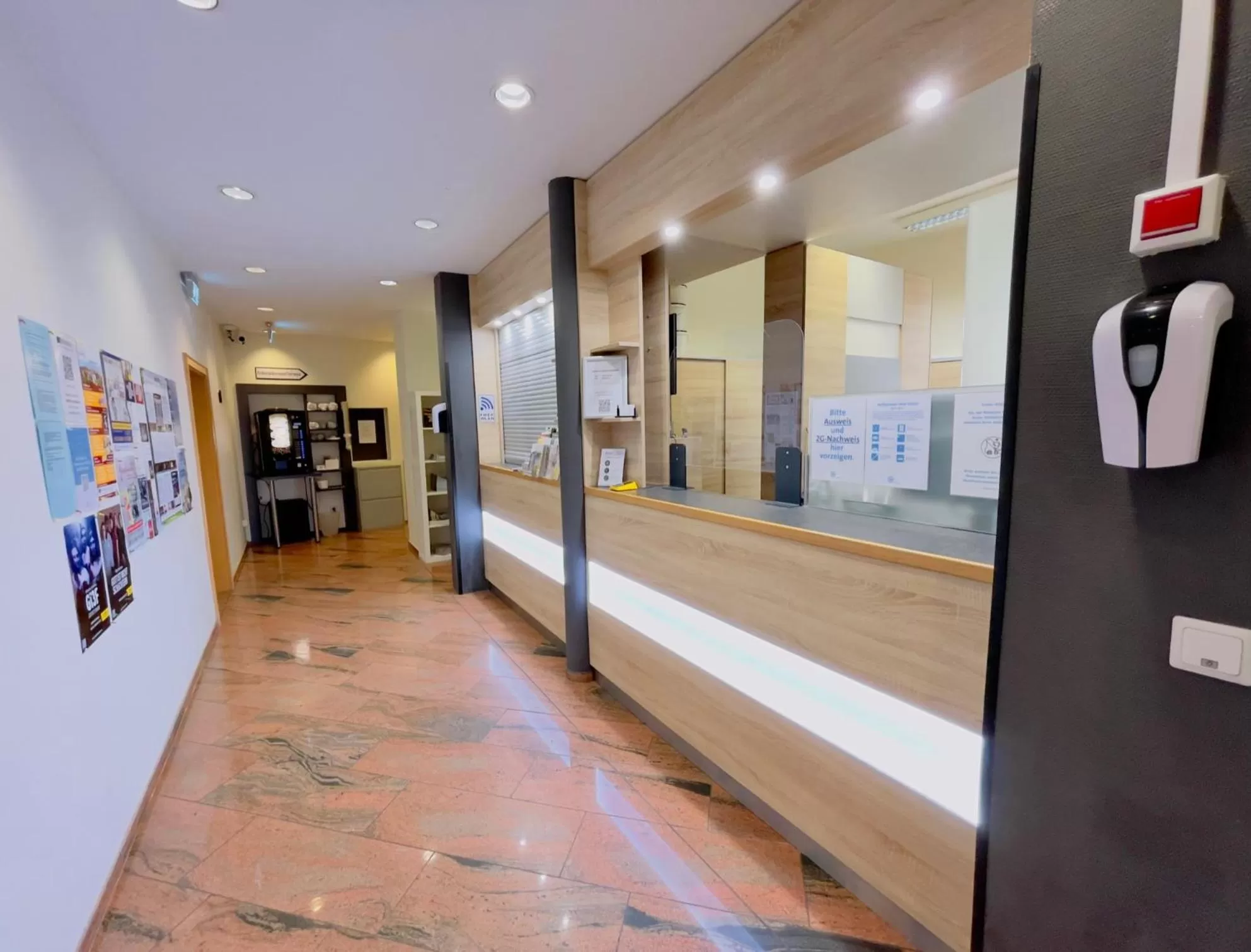 Lobby or reception in Hotel Central