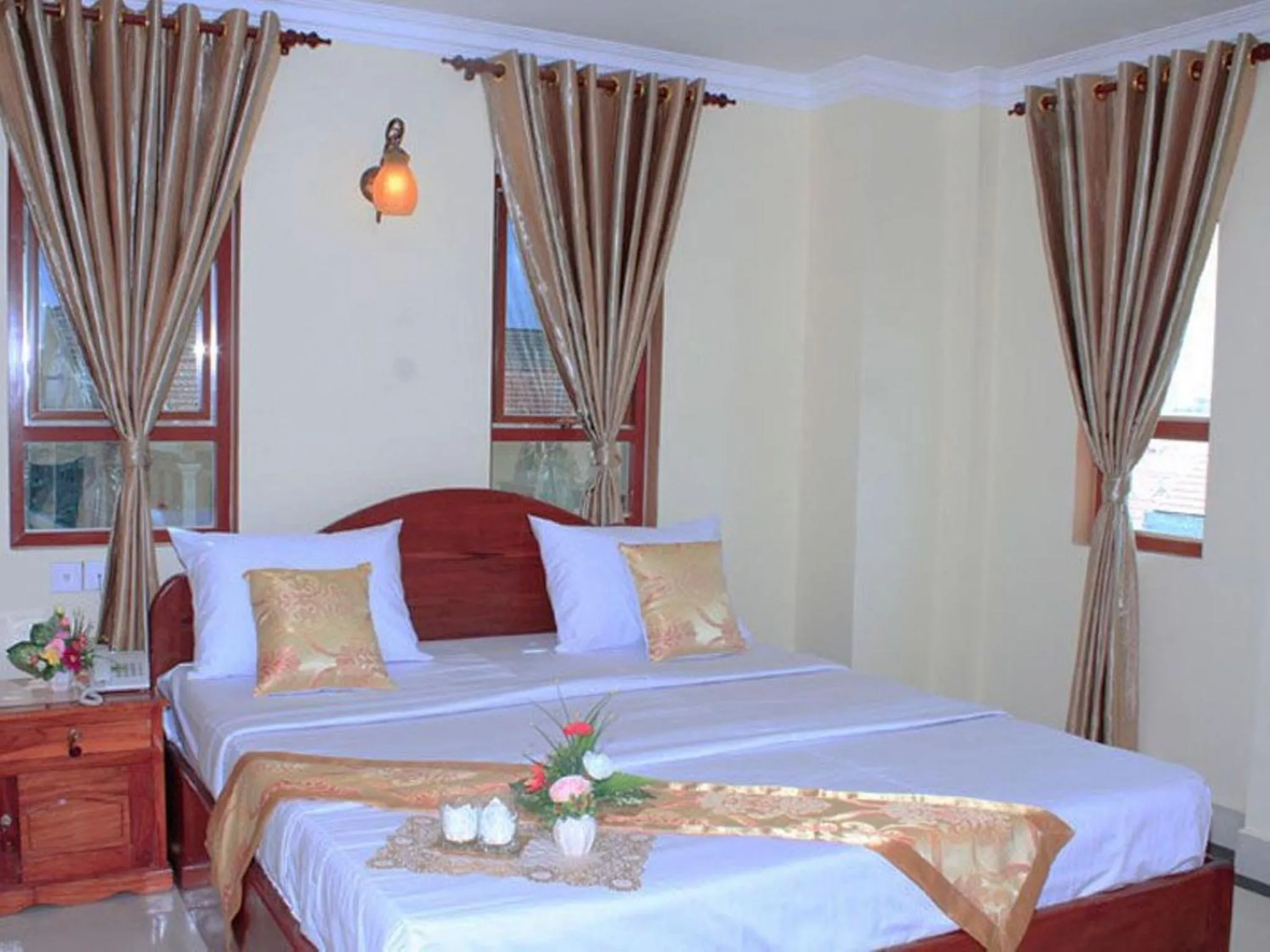 Bed in Spean Meas Hotel