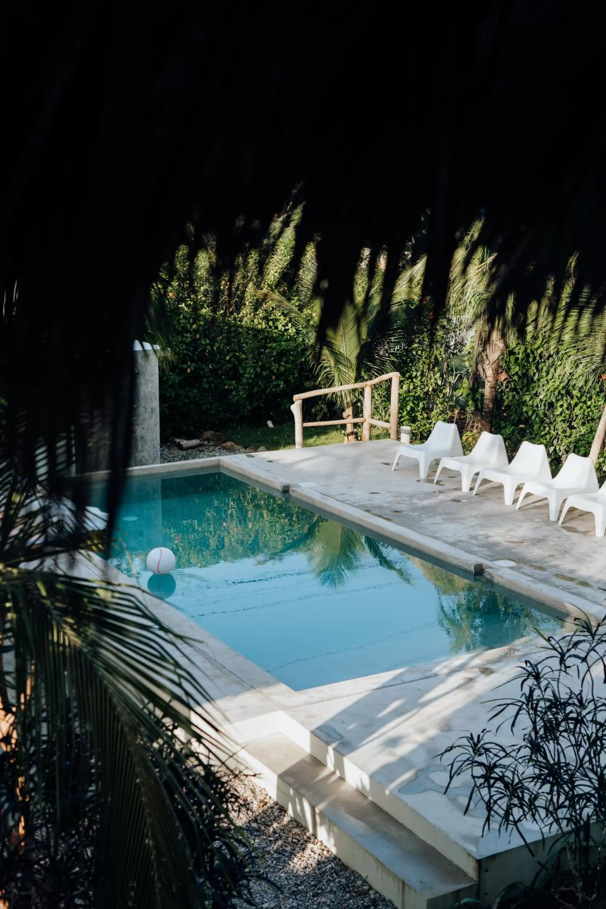 Pool view in Residencia El Balatà
