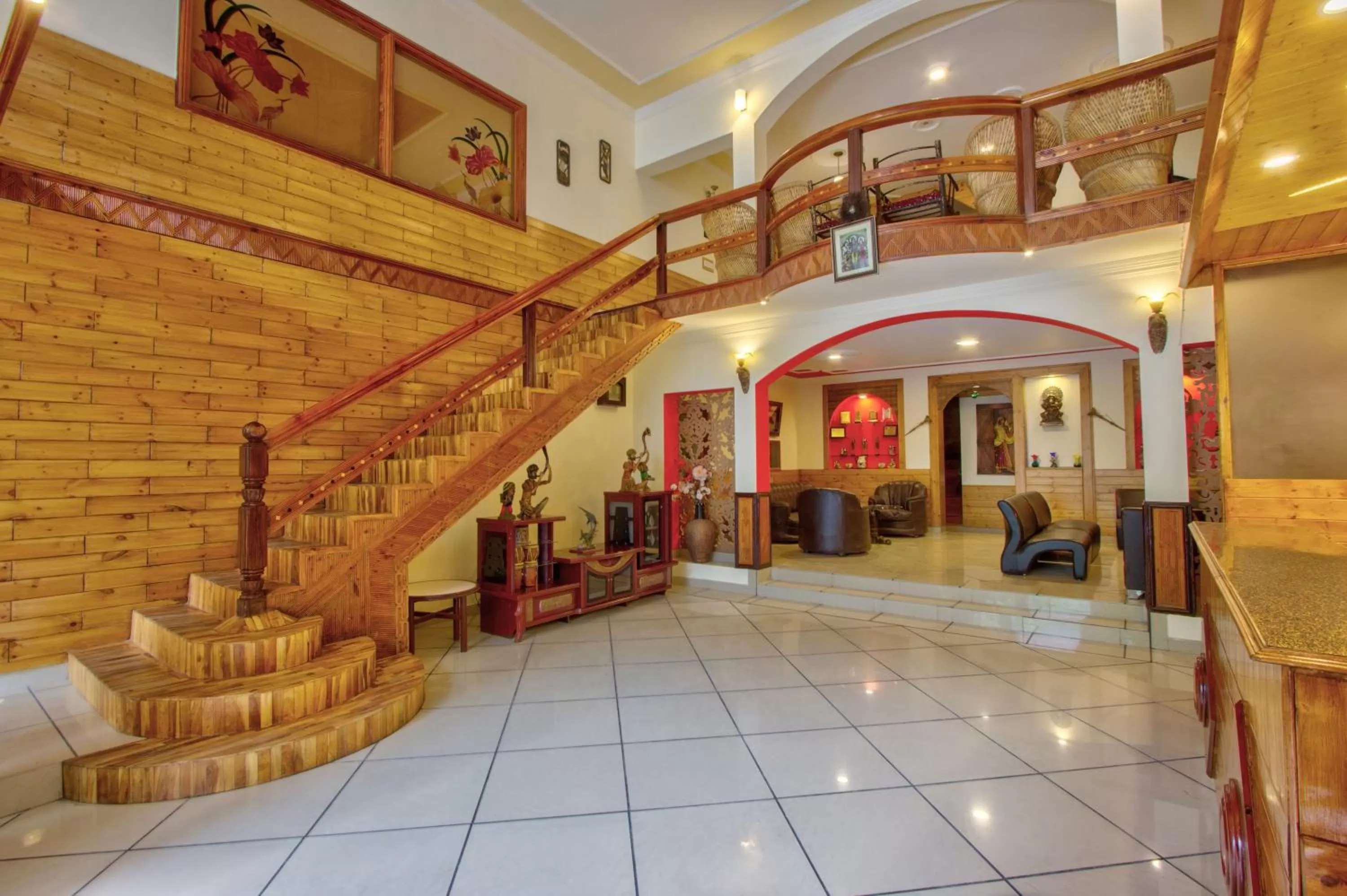 Lobby or reception in Woodstock Inn Manali 800 Mtrs from Mall Road