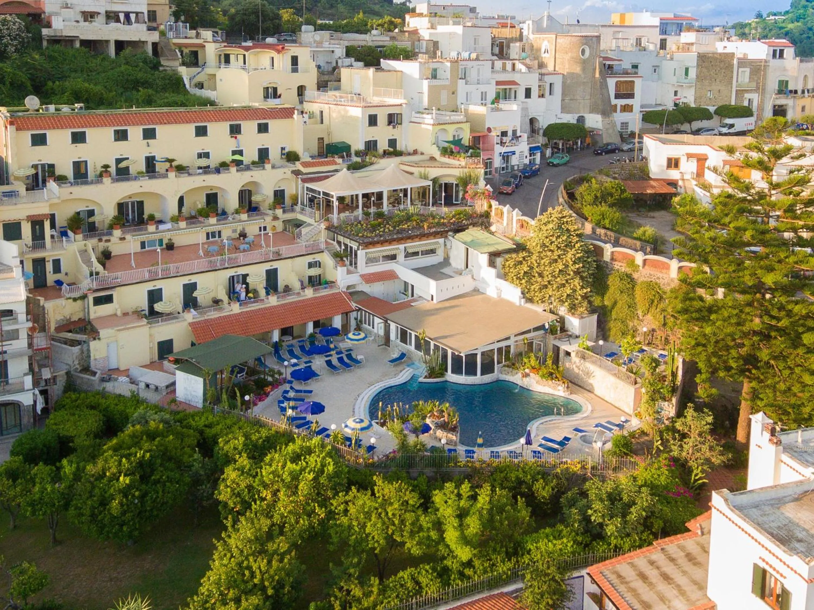 Bird's eye view in Hotel Terme Saint Raphael