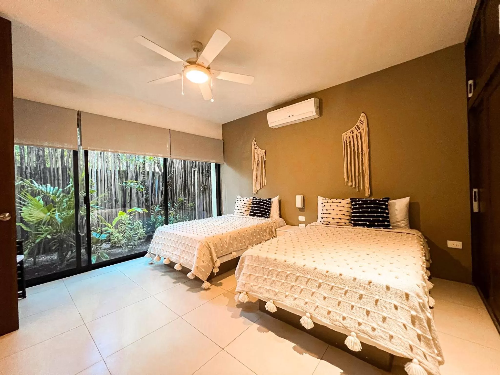 Bed in Orchid House Tulum Jungle