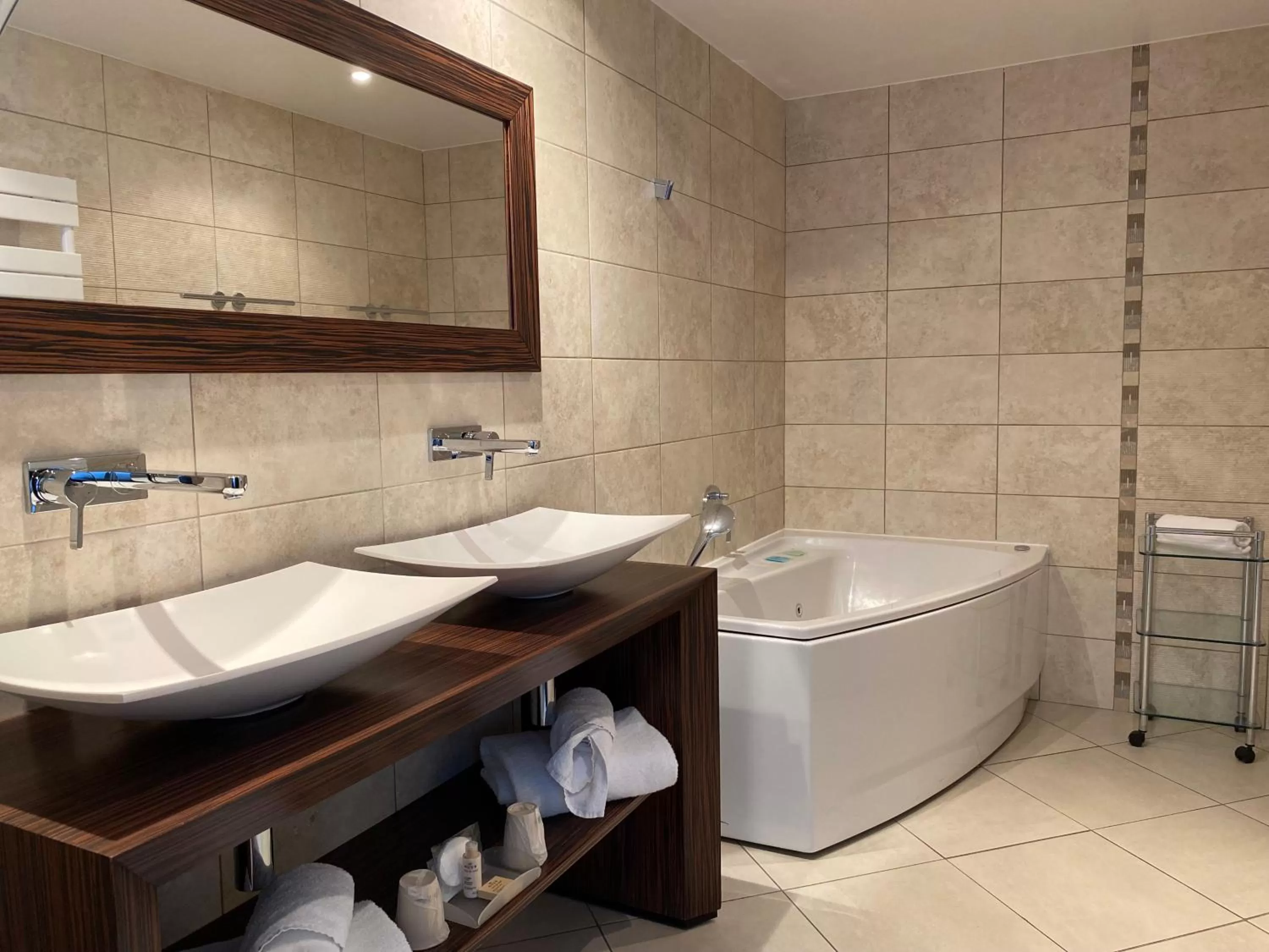 Shower in Best Western Premier Le Patio des Artistes Wellness Jacuzzi