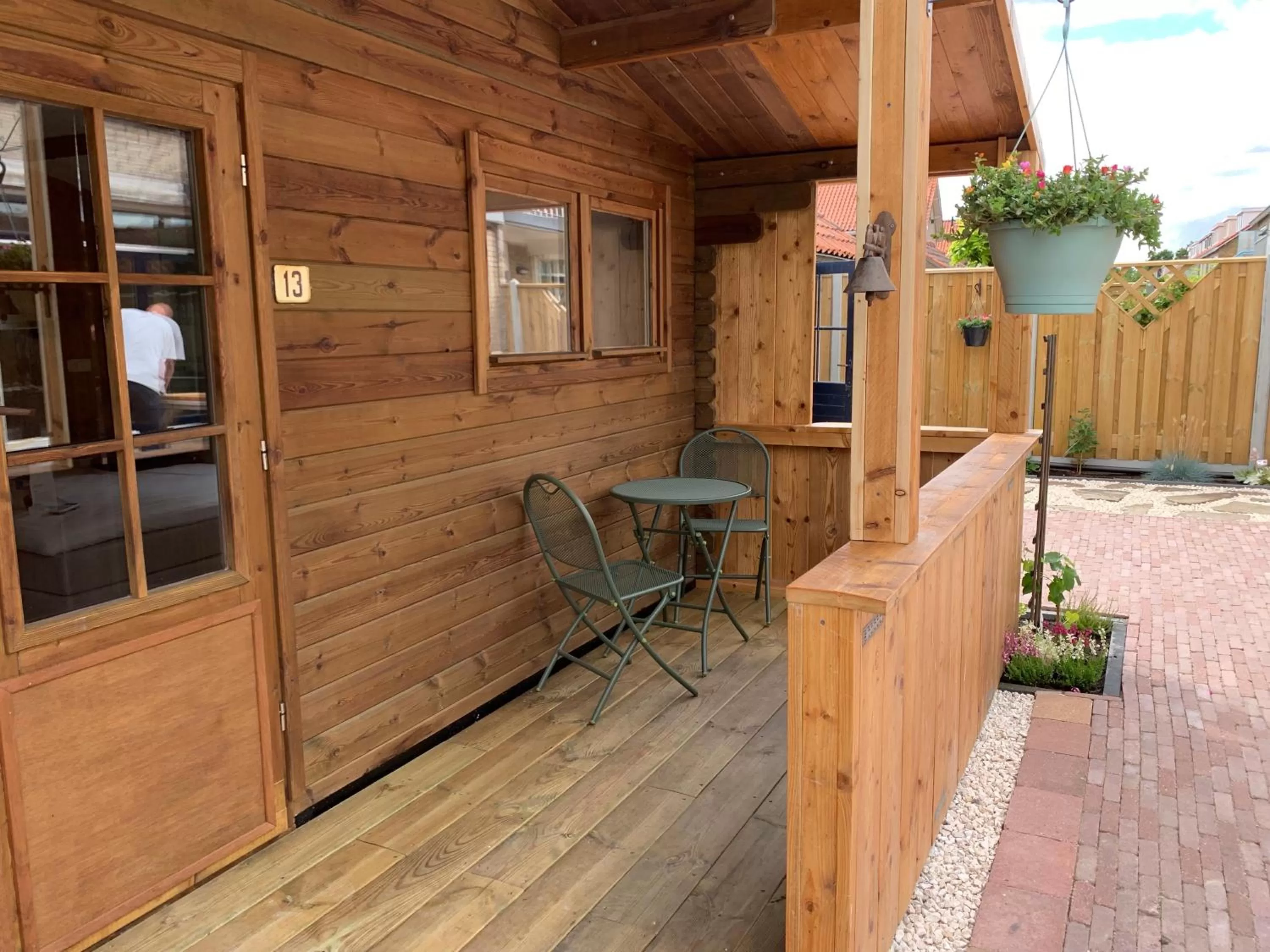 Garden view in B&B Diemerplein