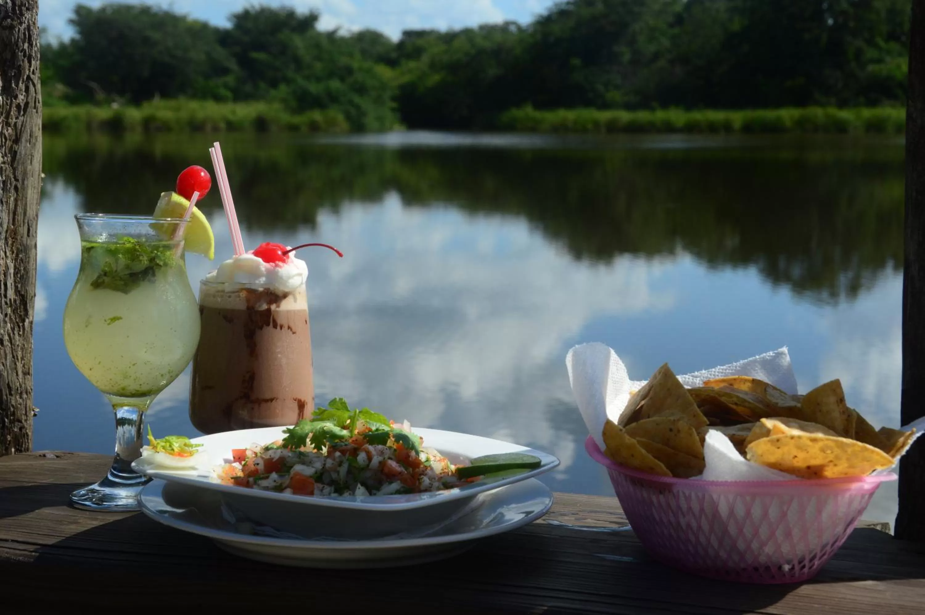 Food close-up in Lamanai Hotel & Marina