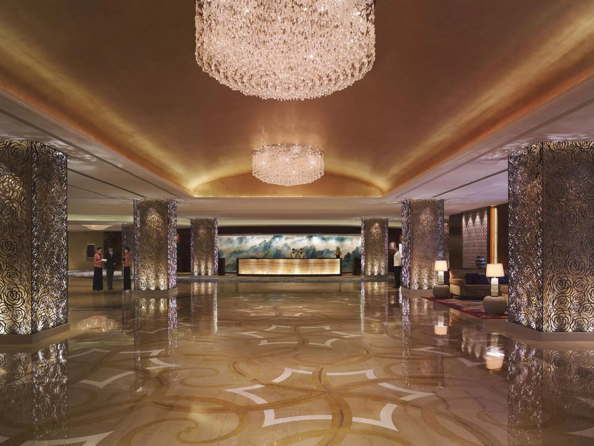 Lobby or reception in Shangri-La Qingdao - May Fourth Square