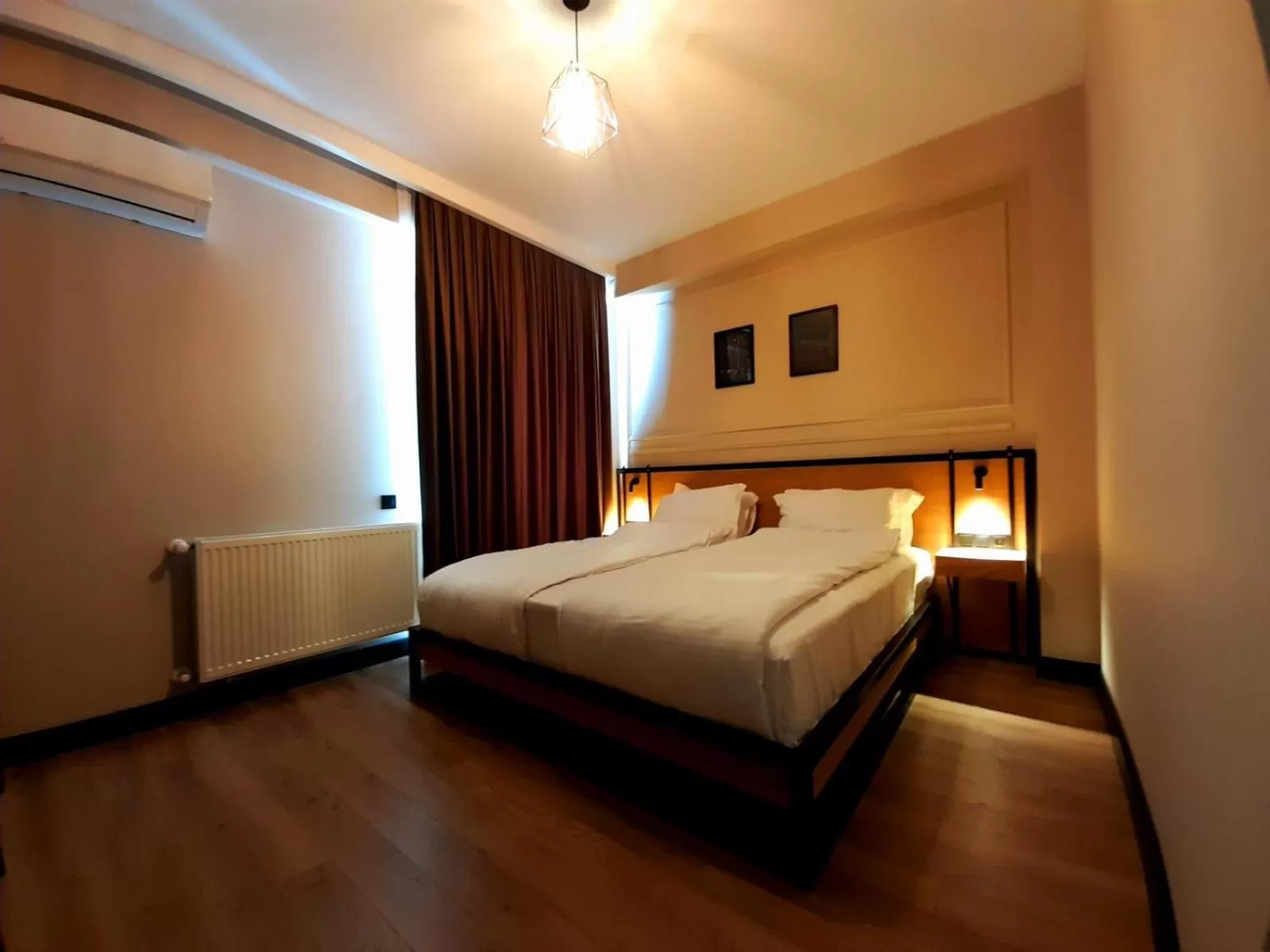 Bed in Borjomi Bridge Hotel