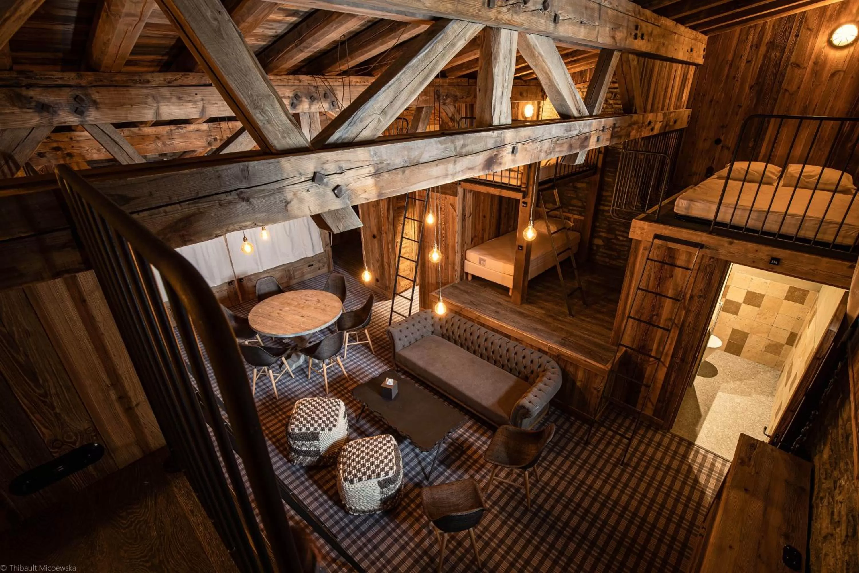 Mixed Dormitory Room in Le Refuge de Solaise - 2551 m Altitude