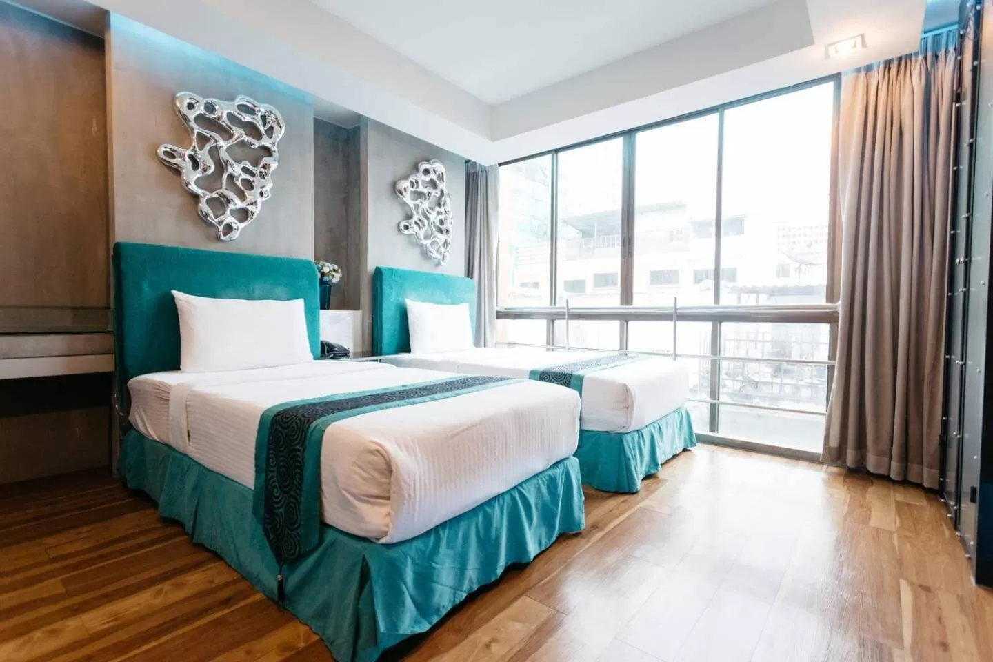 Bed in Blutique Hotel