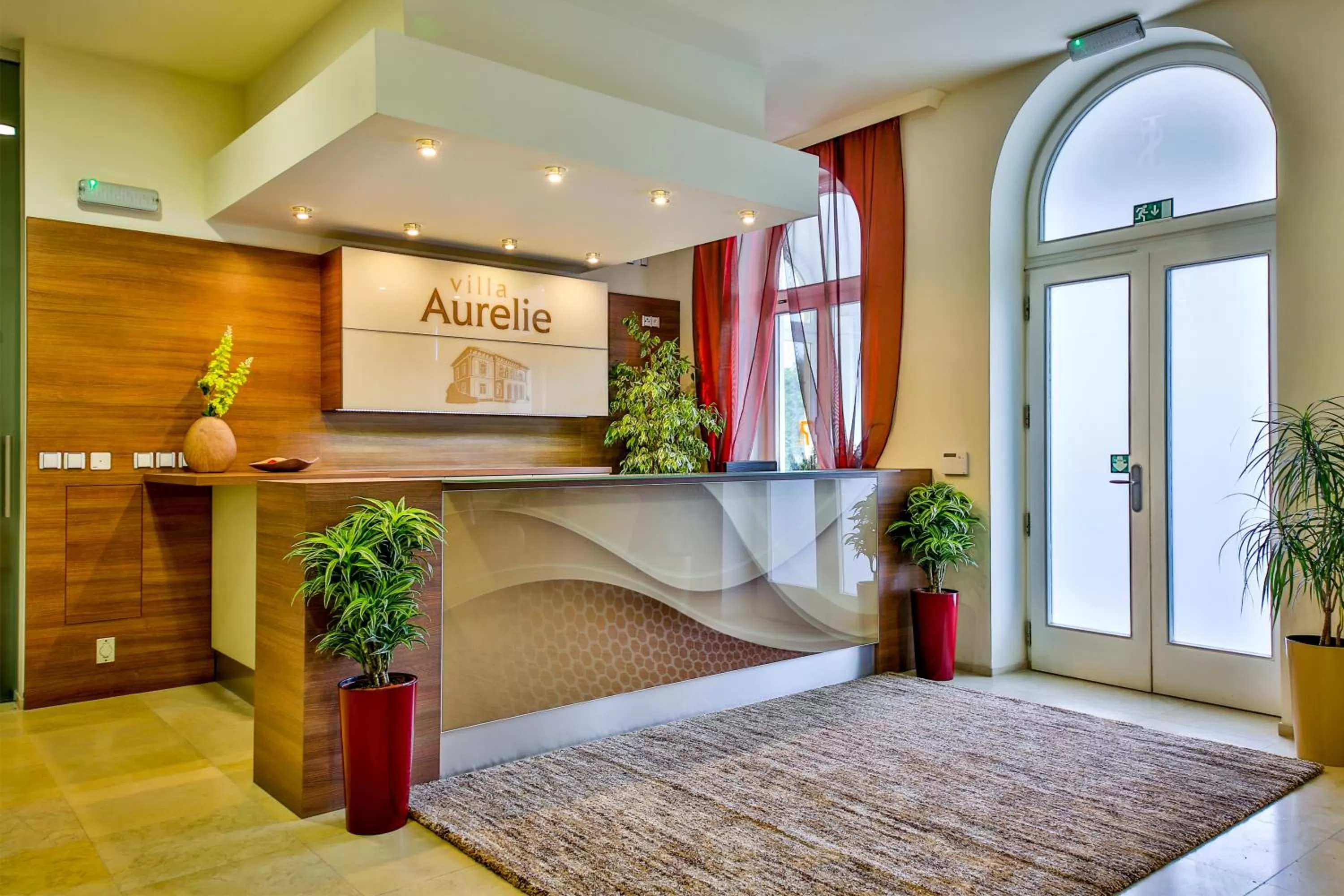 Lobby or reception in Villa Aurelie