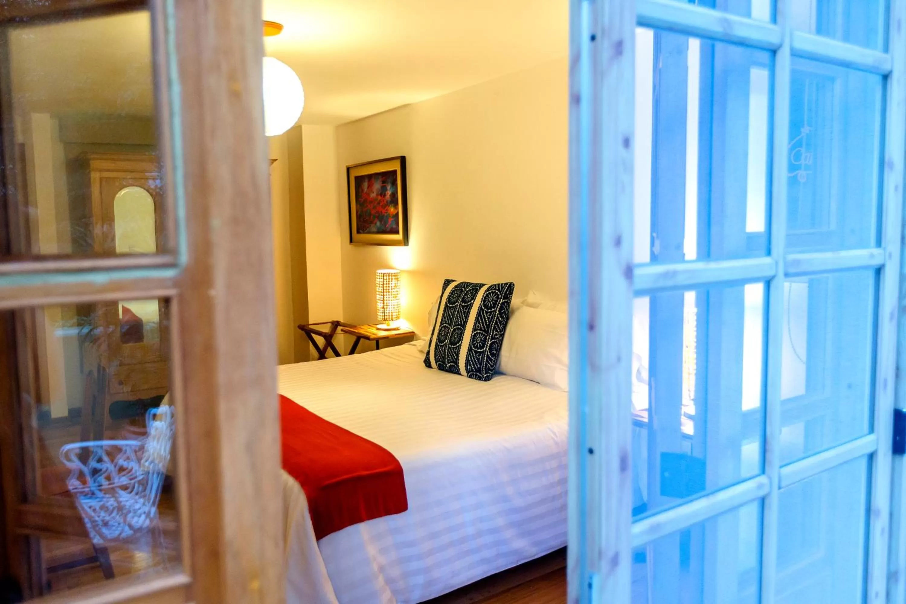 Bed in Casa Jacinta Guest House