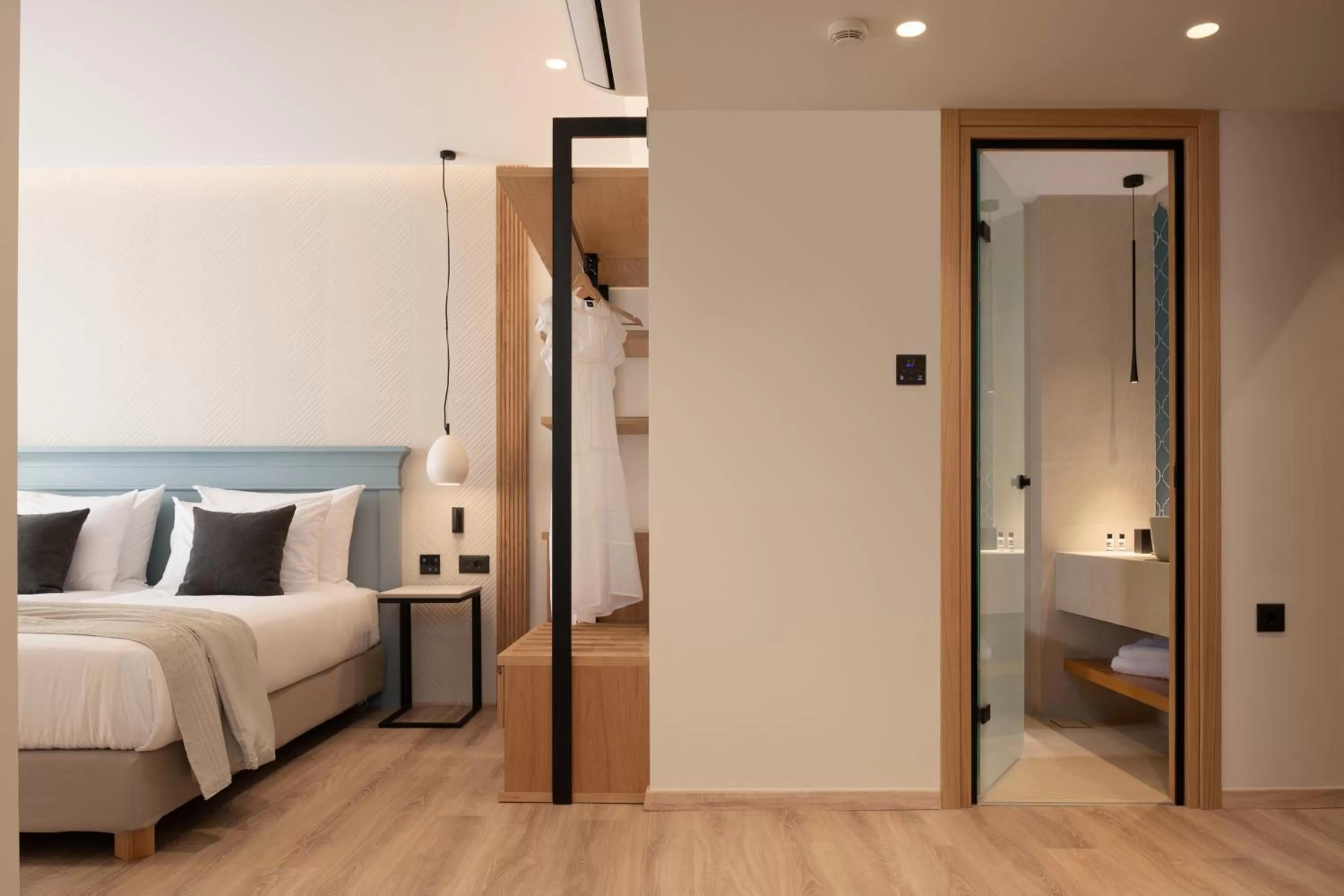 Bedroom, Bed in Hotel Ideon